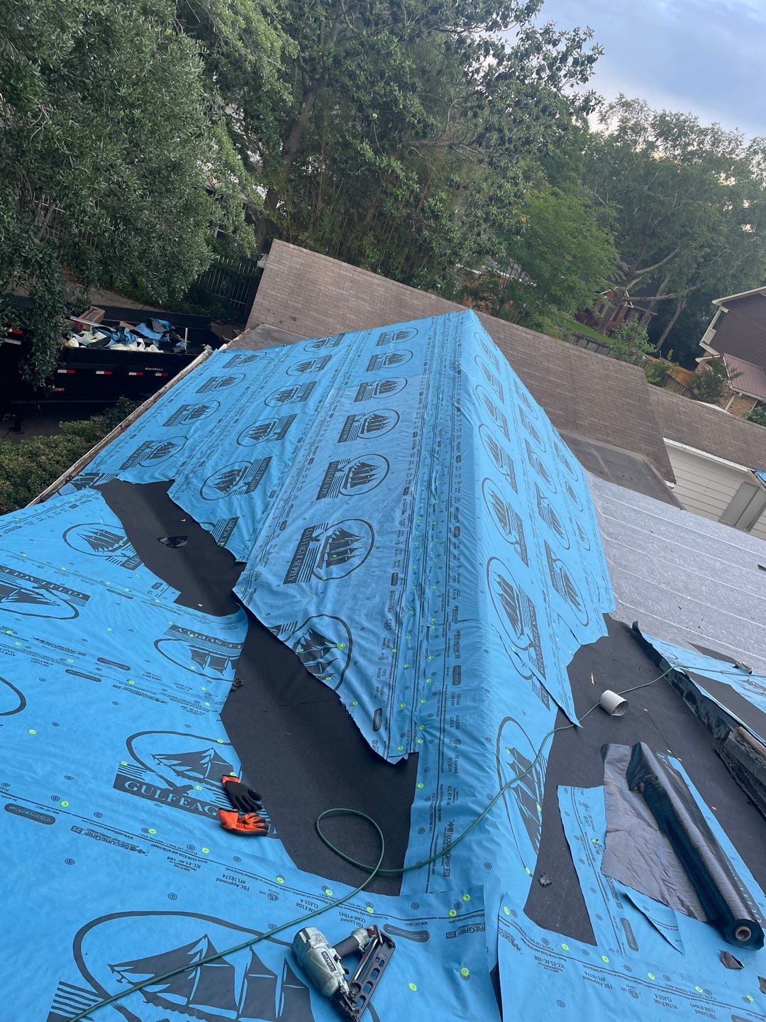 Residential Roofing Installation using Roof Replacement by American Roofing & Construction LLC