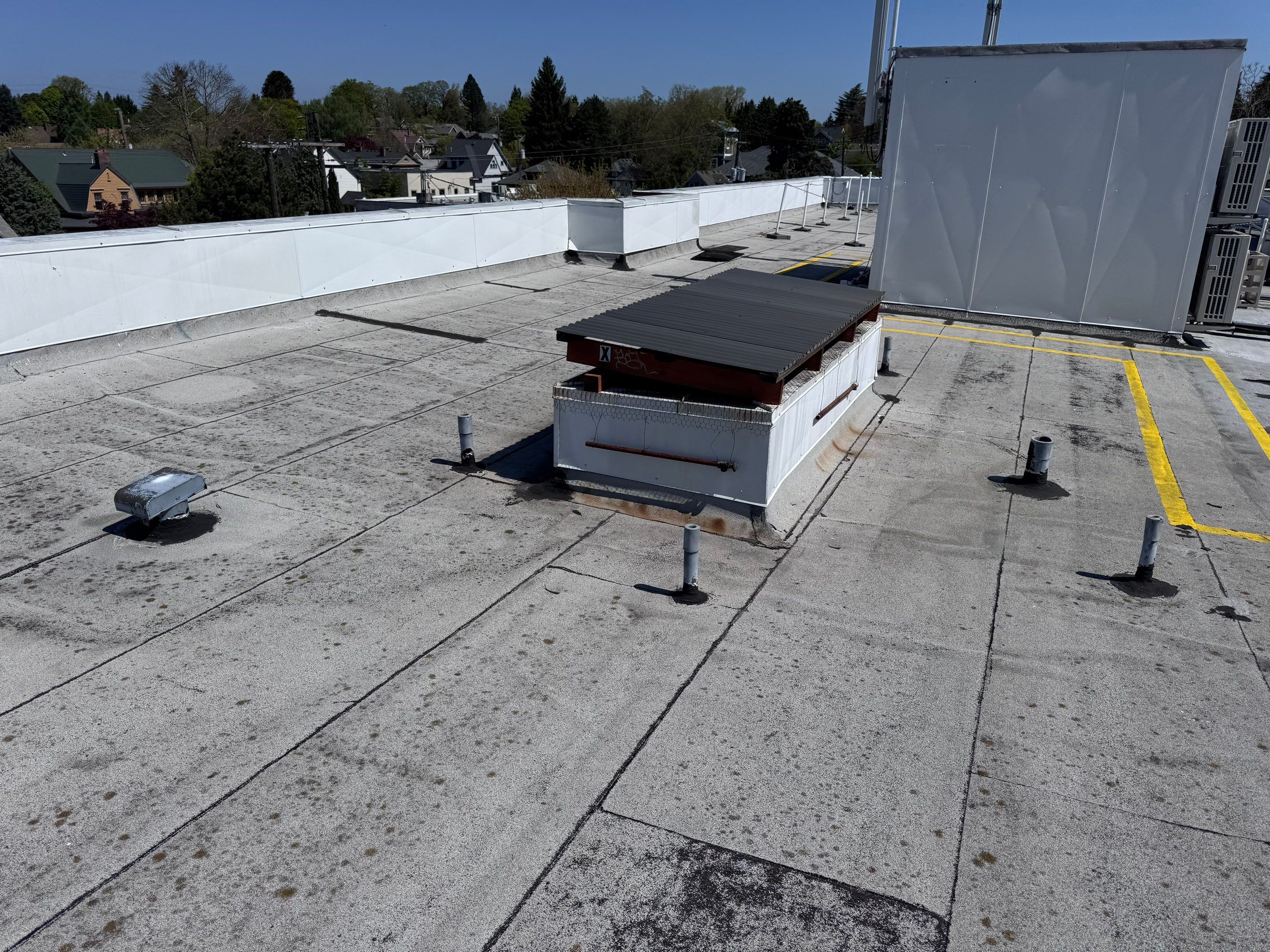 Commercial Roofing Installation using TPO by Vitan Construction LLC 