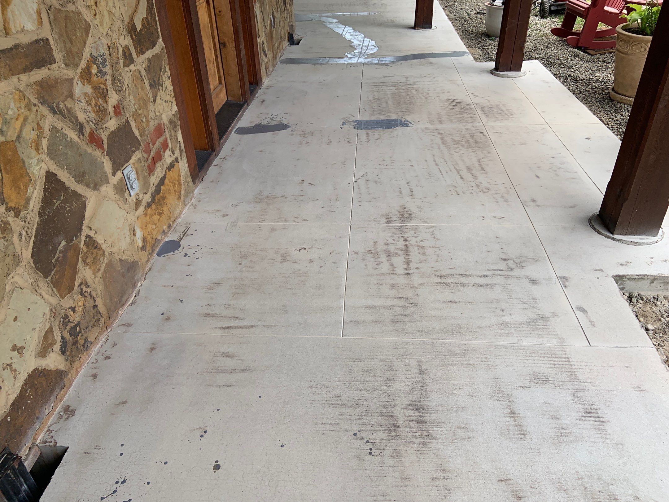 Patio Transformation using Mt Everest by Croc Coatings, LLC