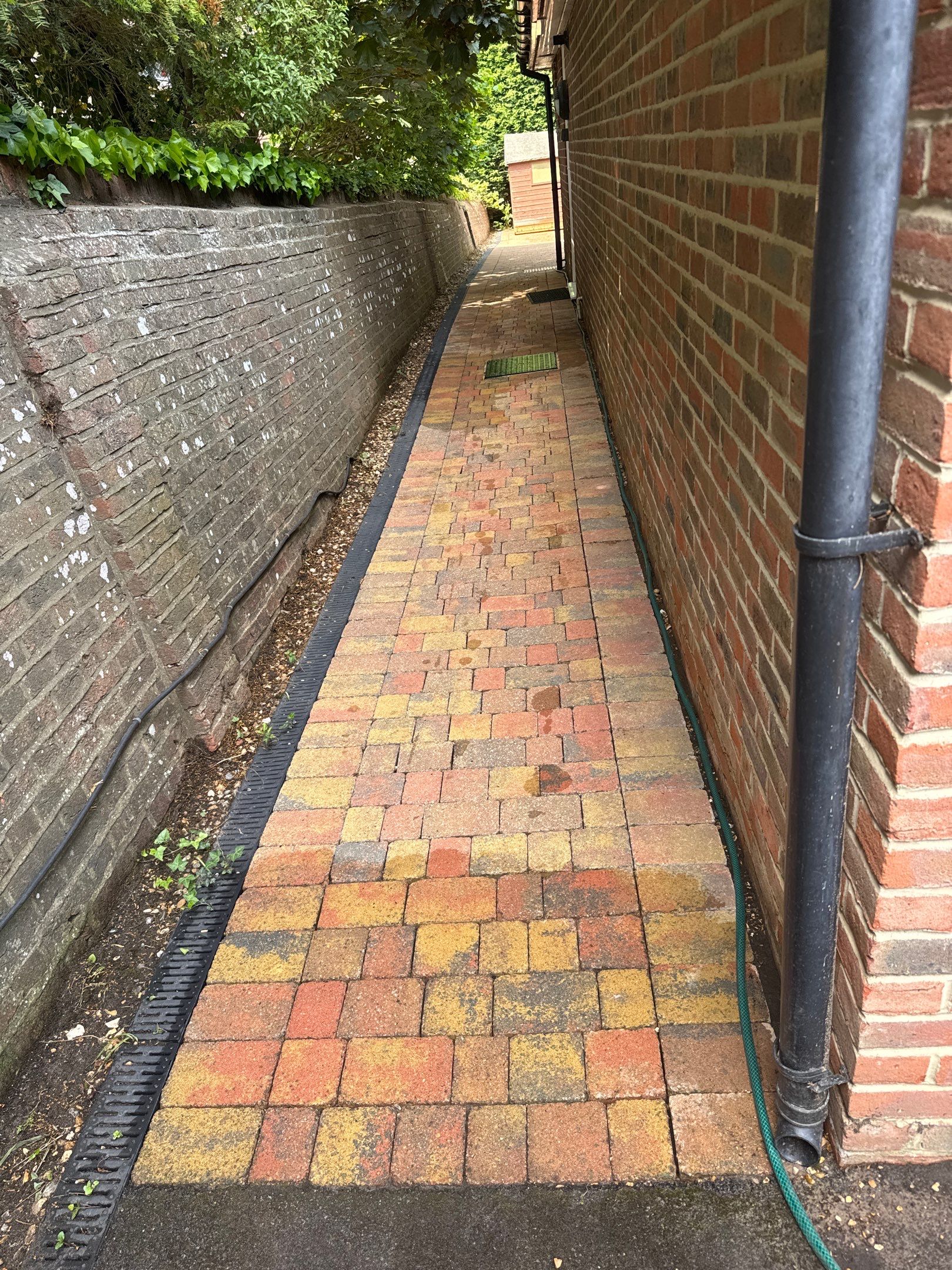 Patio Clean using Honda 21lt High Pressure Machine by Ges Exterior Cleaning ltd