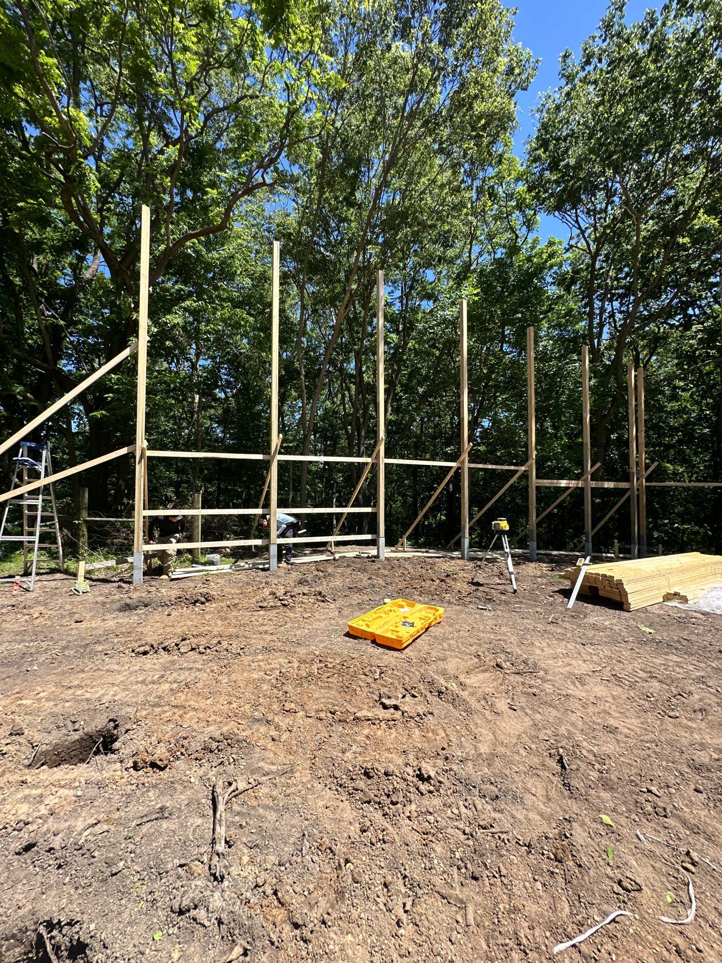 40'x50'x16' Pole Barn Project by The Barn Builders