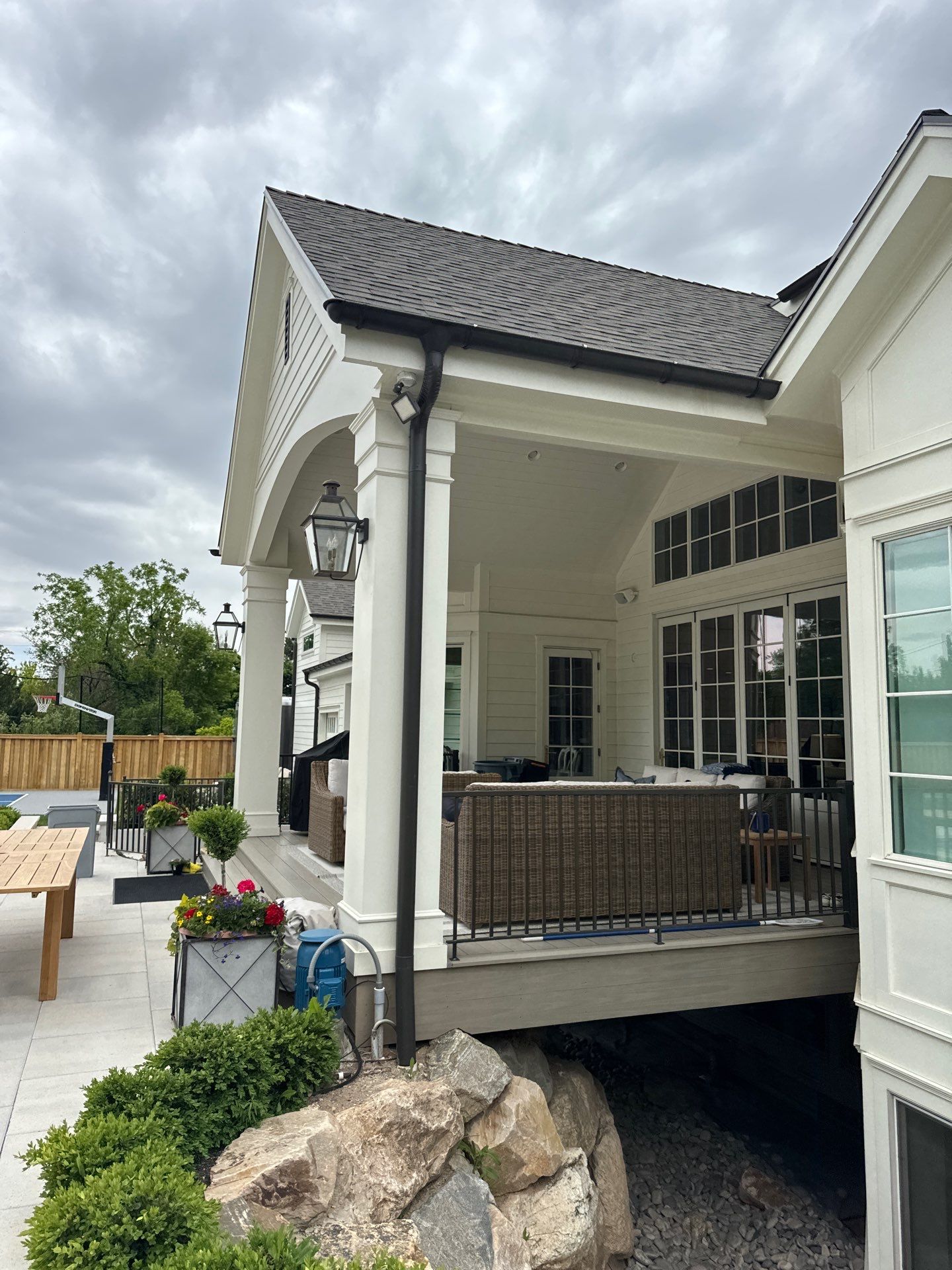 Project in Holladay by Master Rain Gutters.