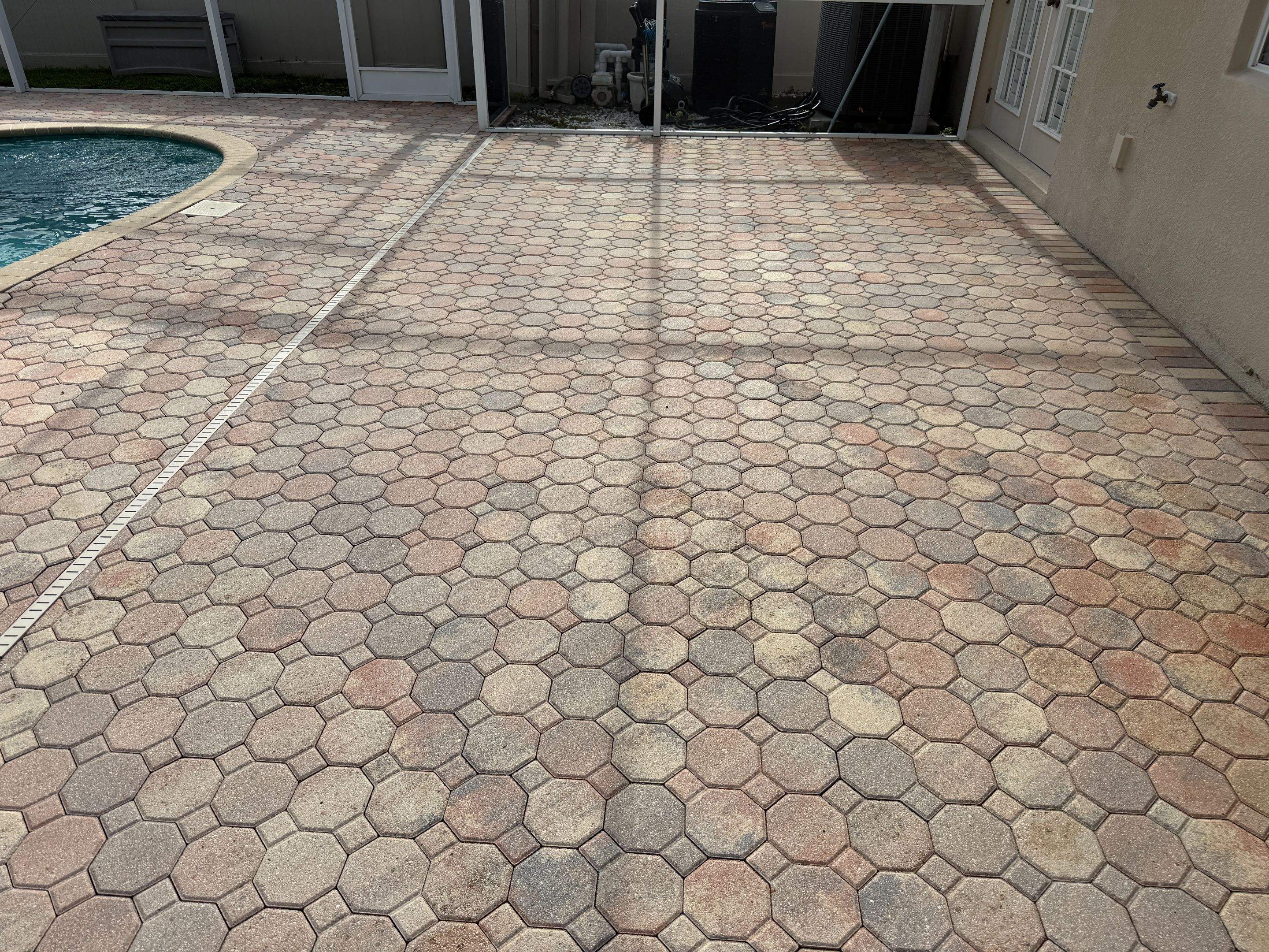 Paver Repair and Protective Sealing for Ruskin Pool Deck by Supreme Paver Experts