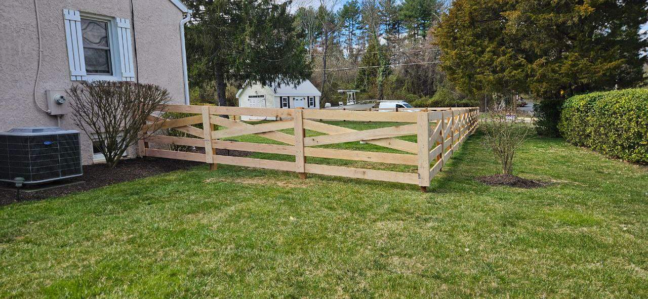 5 Board Cross Buck by Kingdom Fence & Supply