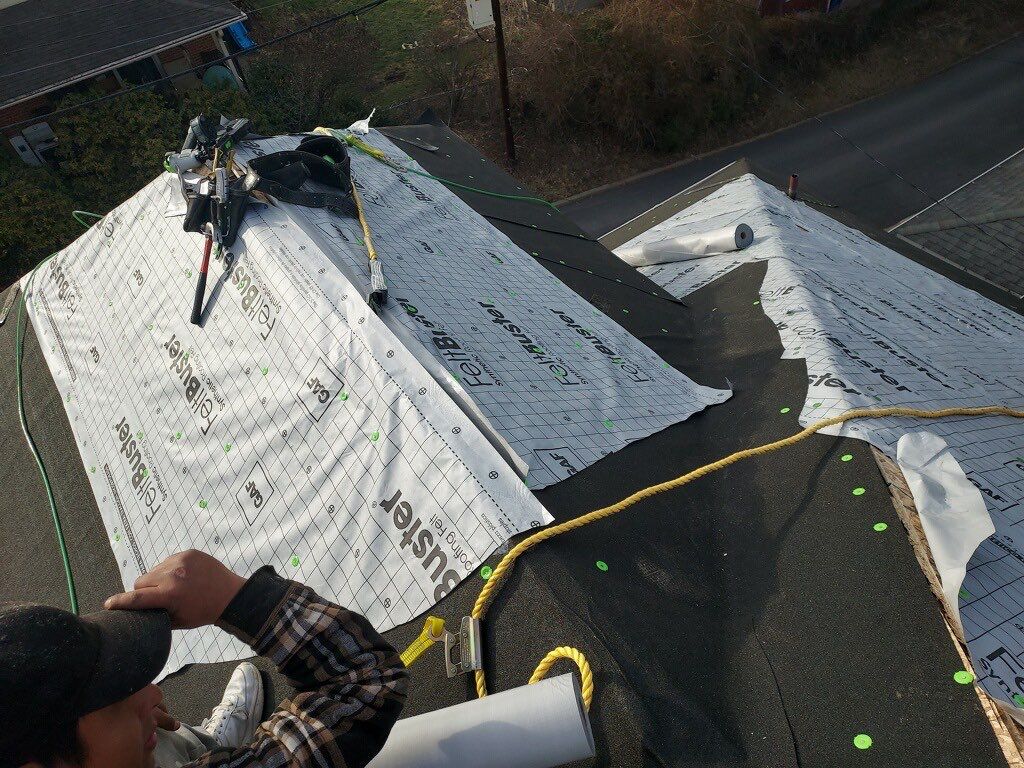 Residential Roofing Installation using GAF Timberline HDZ Pewter Gray by Rainstoppers Roofing