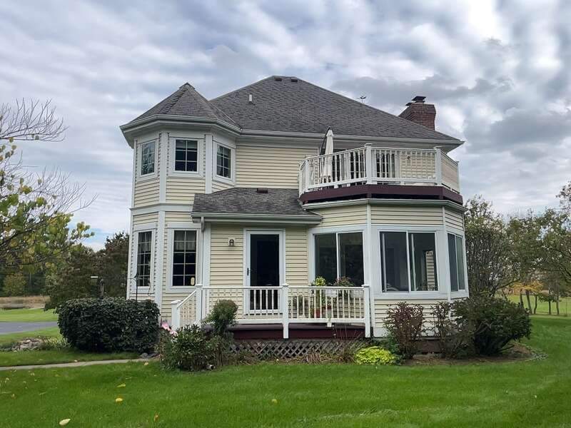Residential Roofing Installation using GAF HDZ - WeatheredWood by Acme Exteriors