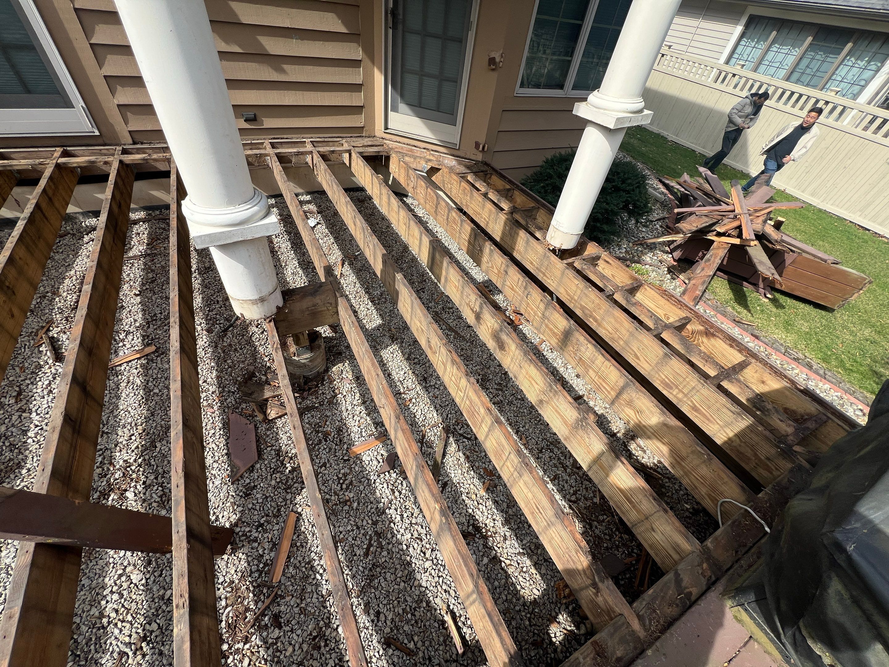Deck Installation using Trex by INQUSE GENERAL CONTRACTOR