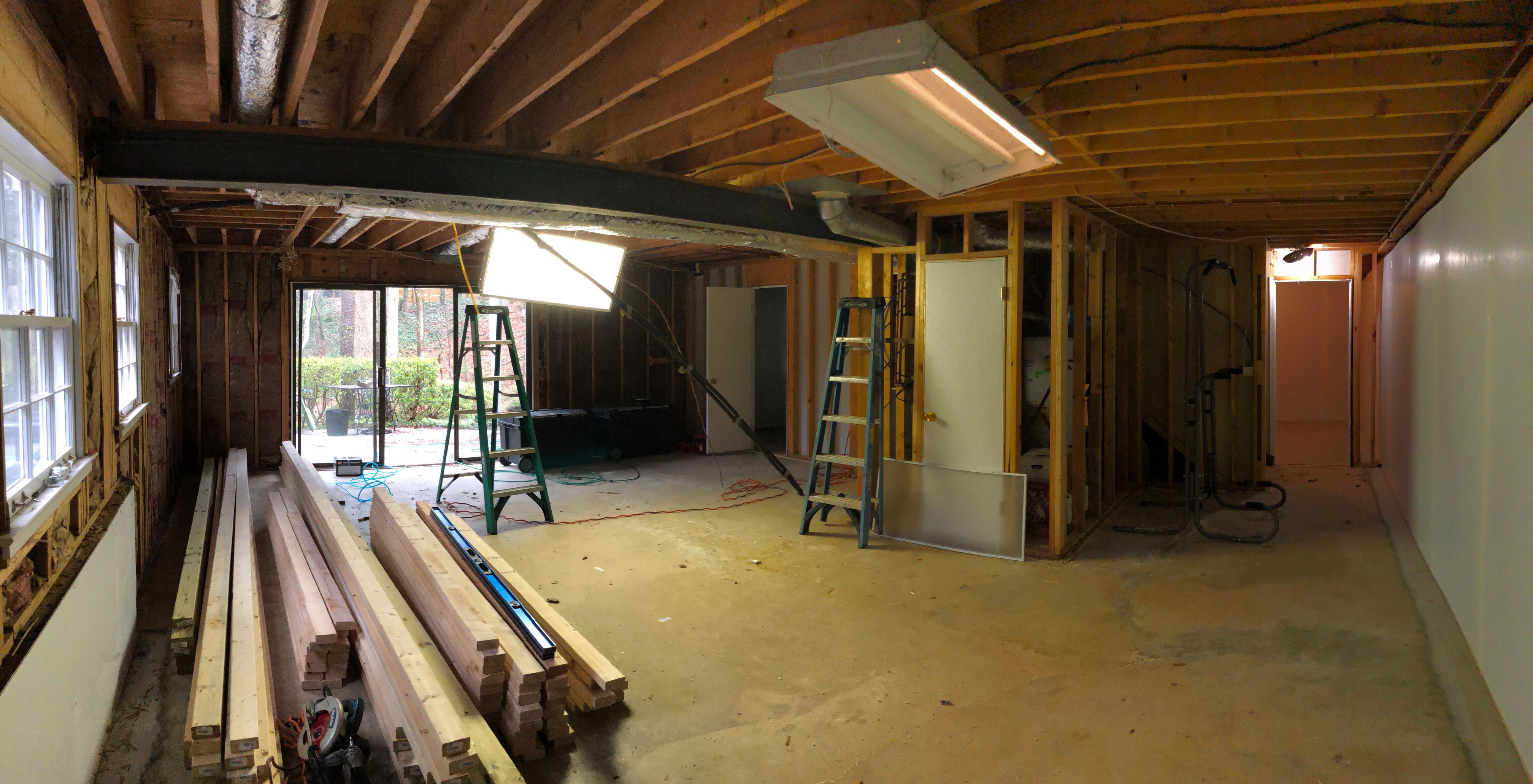 Full Basement Remodeling and Bathroom Installation in Marietta by Swift Home Renovations