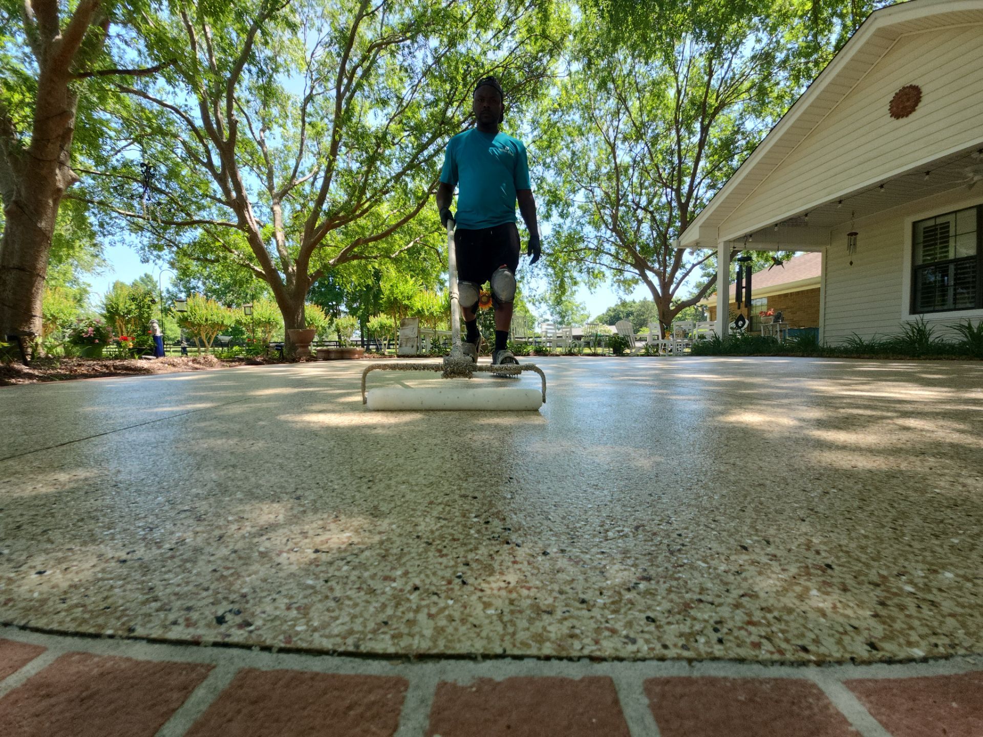 Patio Oasis by Deese Elite Concrete Coatings
