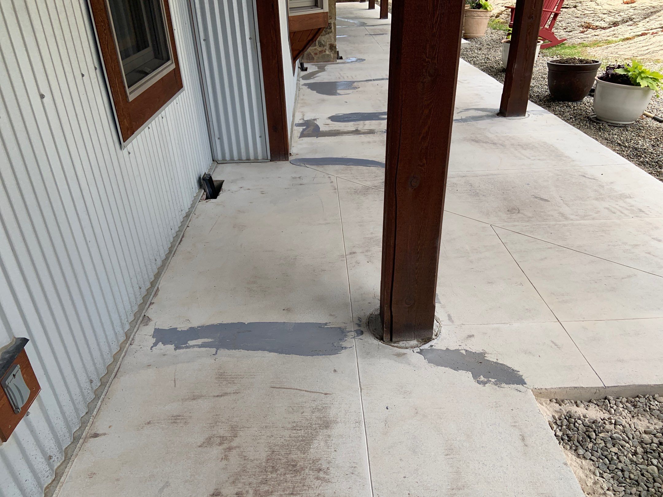Patio Transformation using Mt Everest by Croc Coatings, LLC