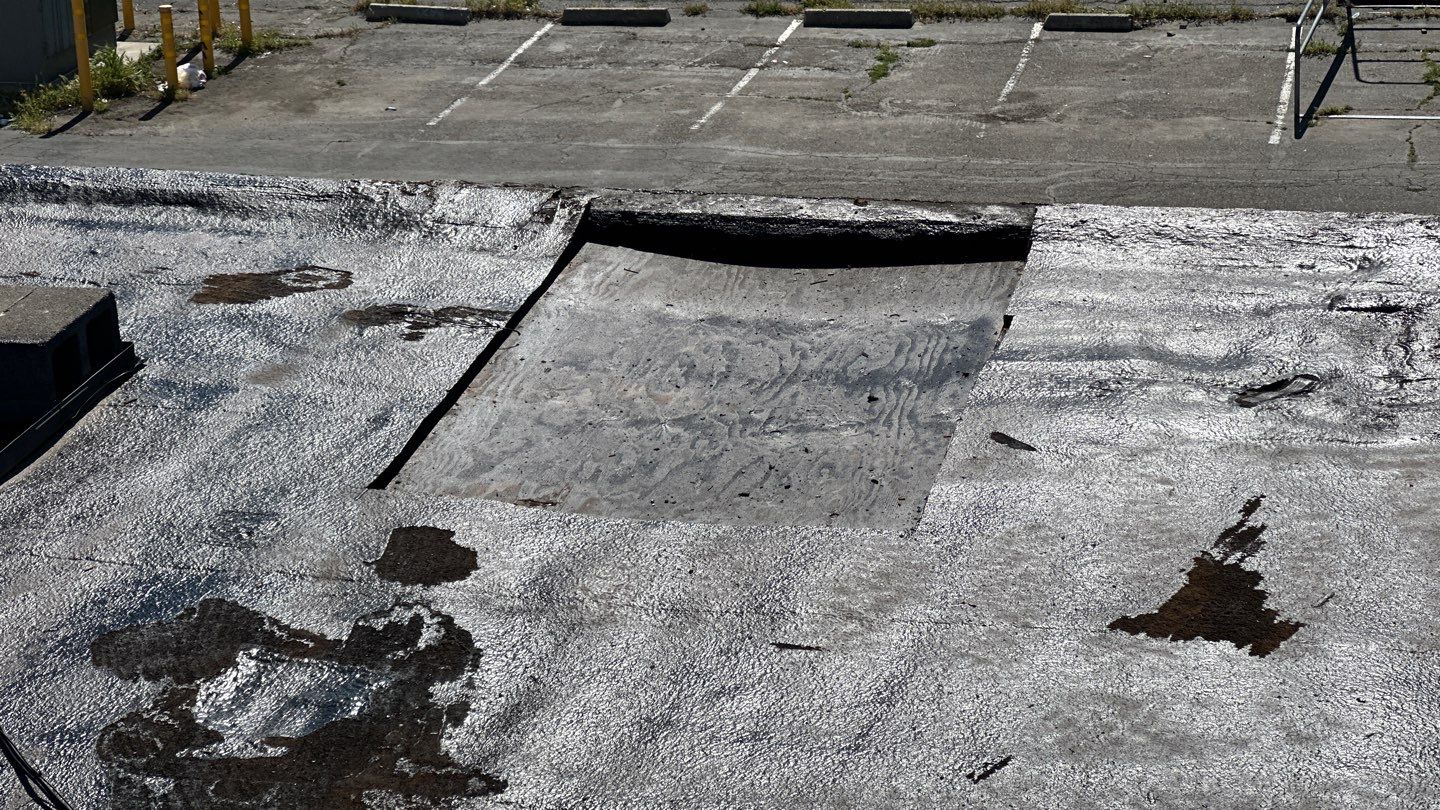 Foam Refurbish using Conklin Benchmark/PUMA XL coatings and spray foam by Straight Edge Roofing Inc