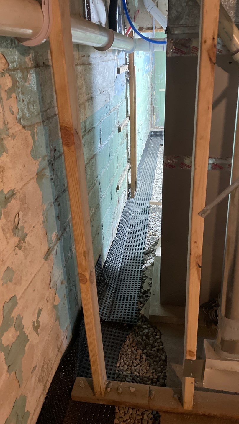 Interior Drain Tile for a South Minneapolis Basement by Waterproofing Northeast
