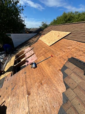 Residential Roofing Repair using Owen's Corning Duration (Lifetime) Shingles