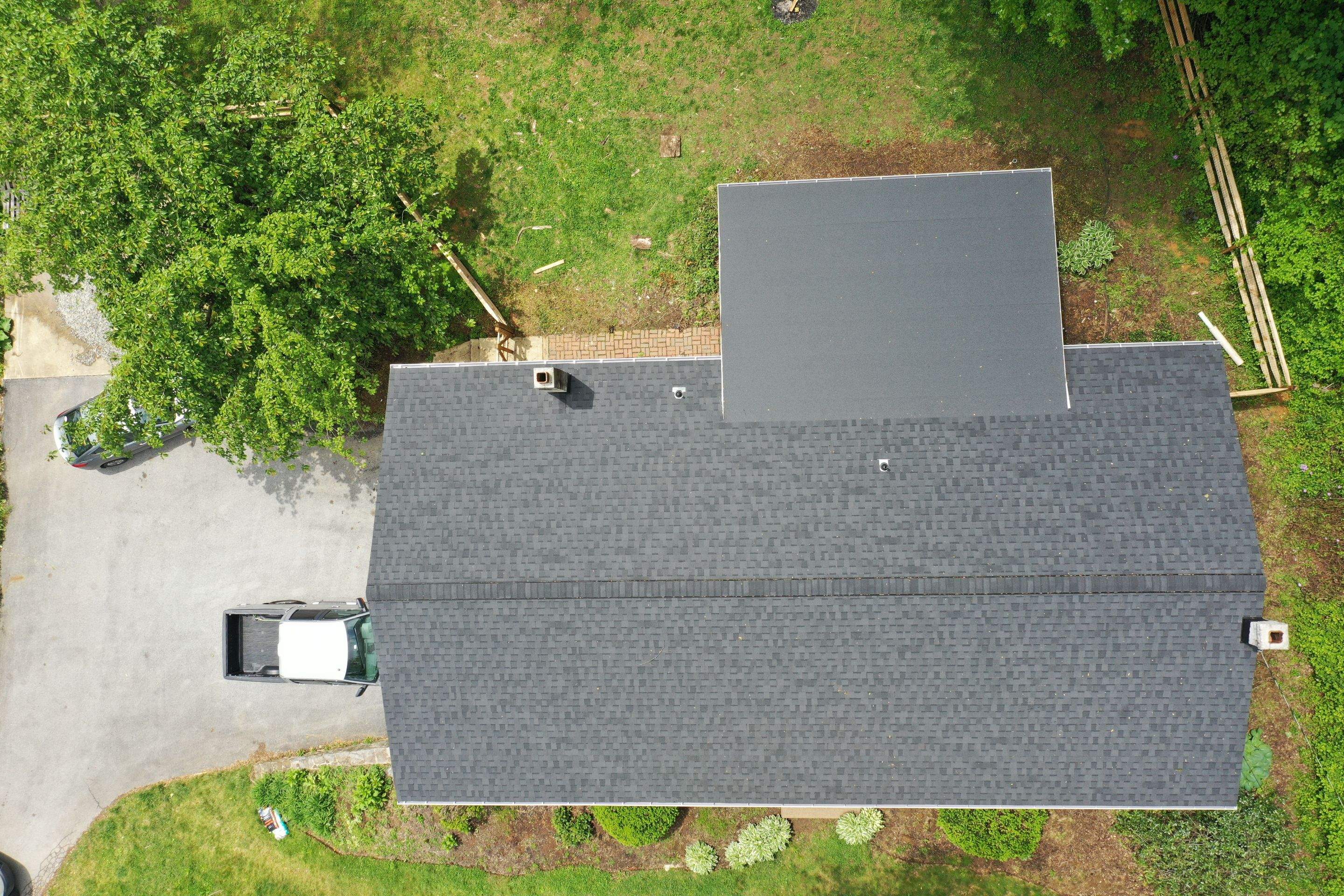 Roofing Installation using CertainTeed Landmark - Moire Black by Storm Guard of Ches-Mont PA