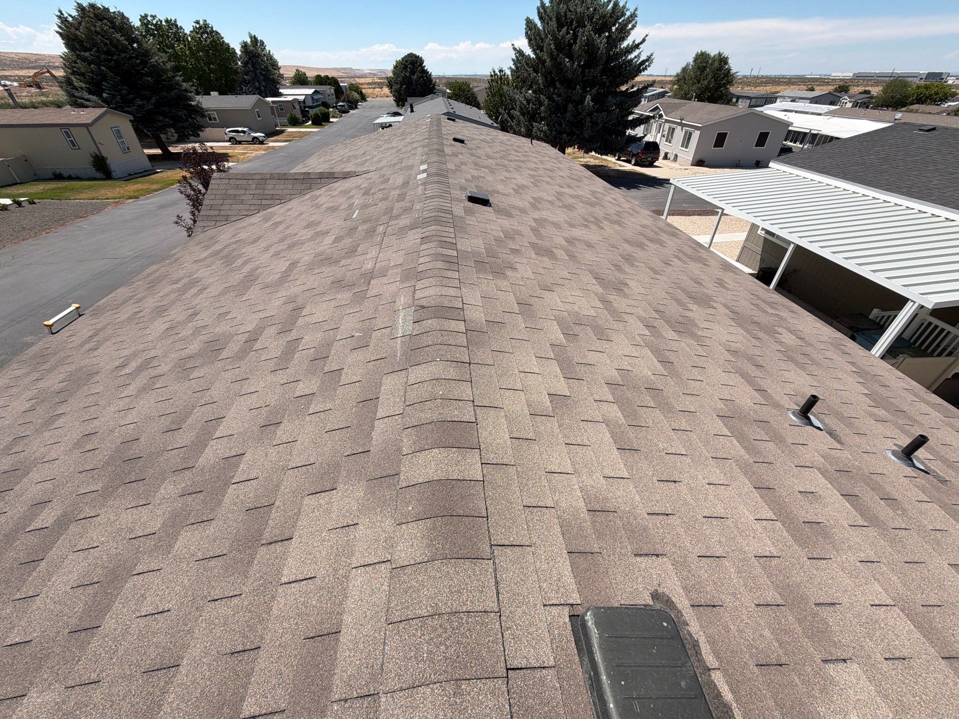 Residential Roof Replacement with Architectural Shingles in Boise by Olive Roofing