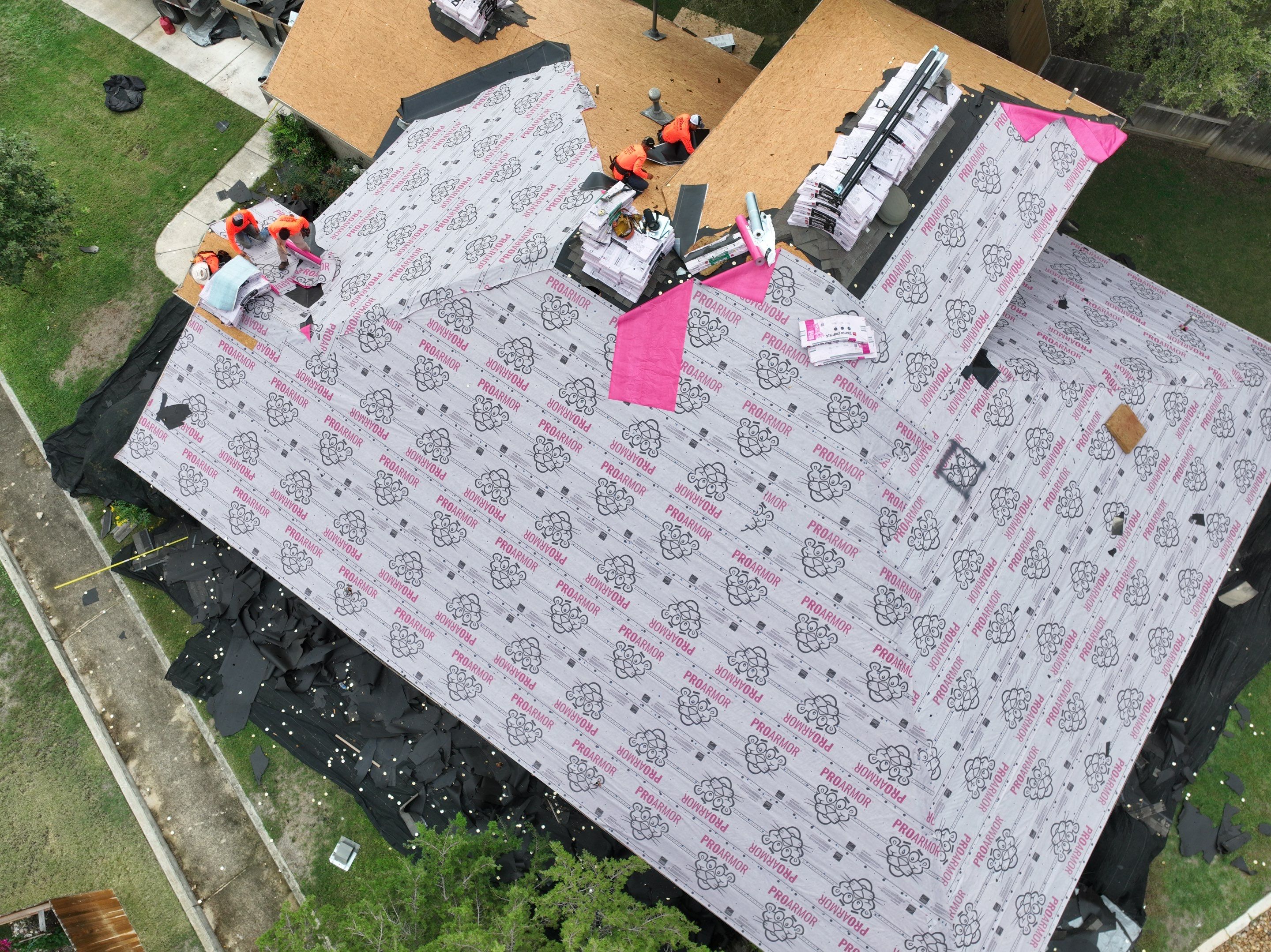 Residential Roof Replacement using Owens Corning Duration Shingles - Onyx Black by Premier Roofing and Contracting