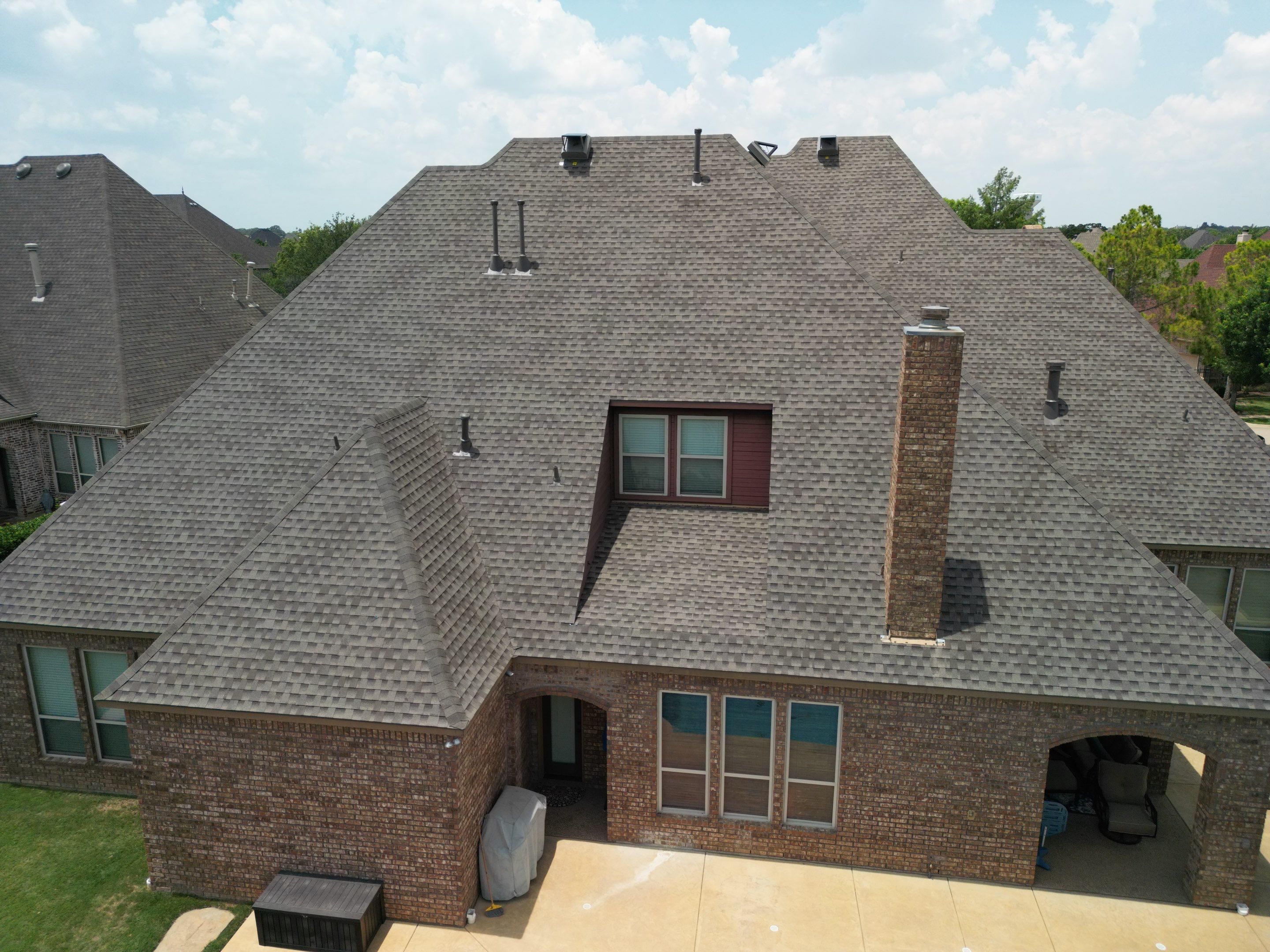 Beautiful Estate Remodel - Roof, Copper Gutters, Exterior Stain, Siding Replacement by First United Roofing & Construction