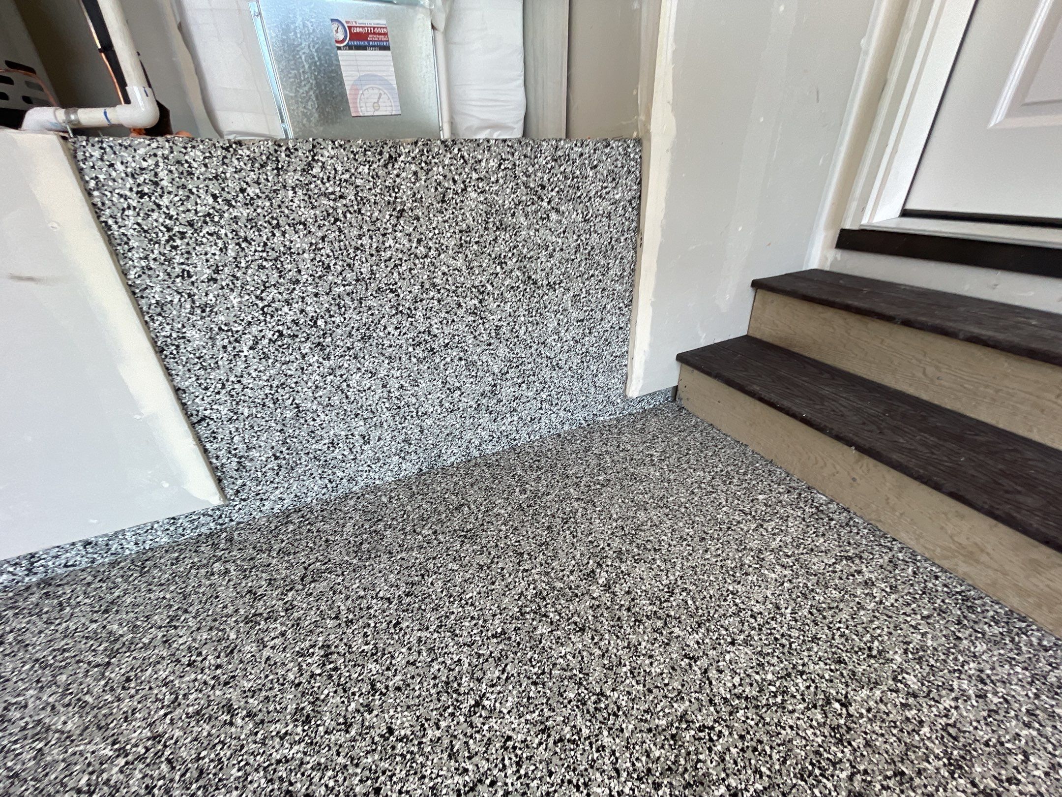 Garage Transformation using Domino by Croc Coatings, LLC