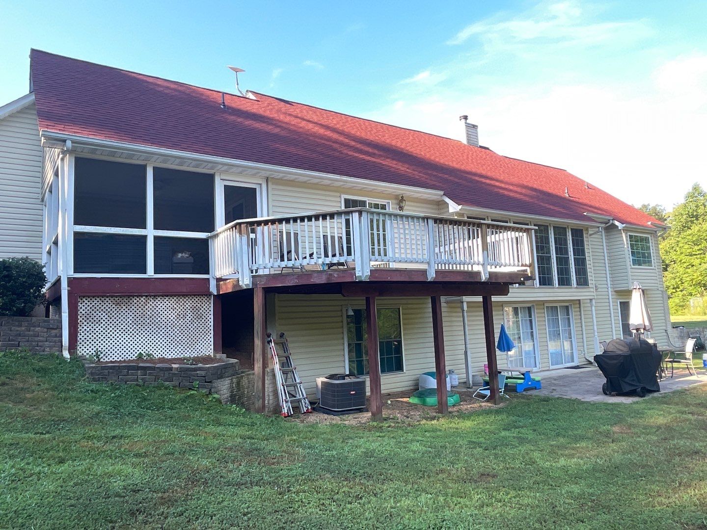 Midland Roof- Certainteed Landmark Pro Max Def Red Oak Designer Shingles by RM Banning, Inc.