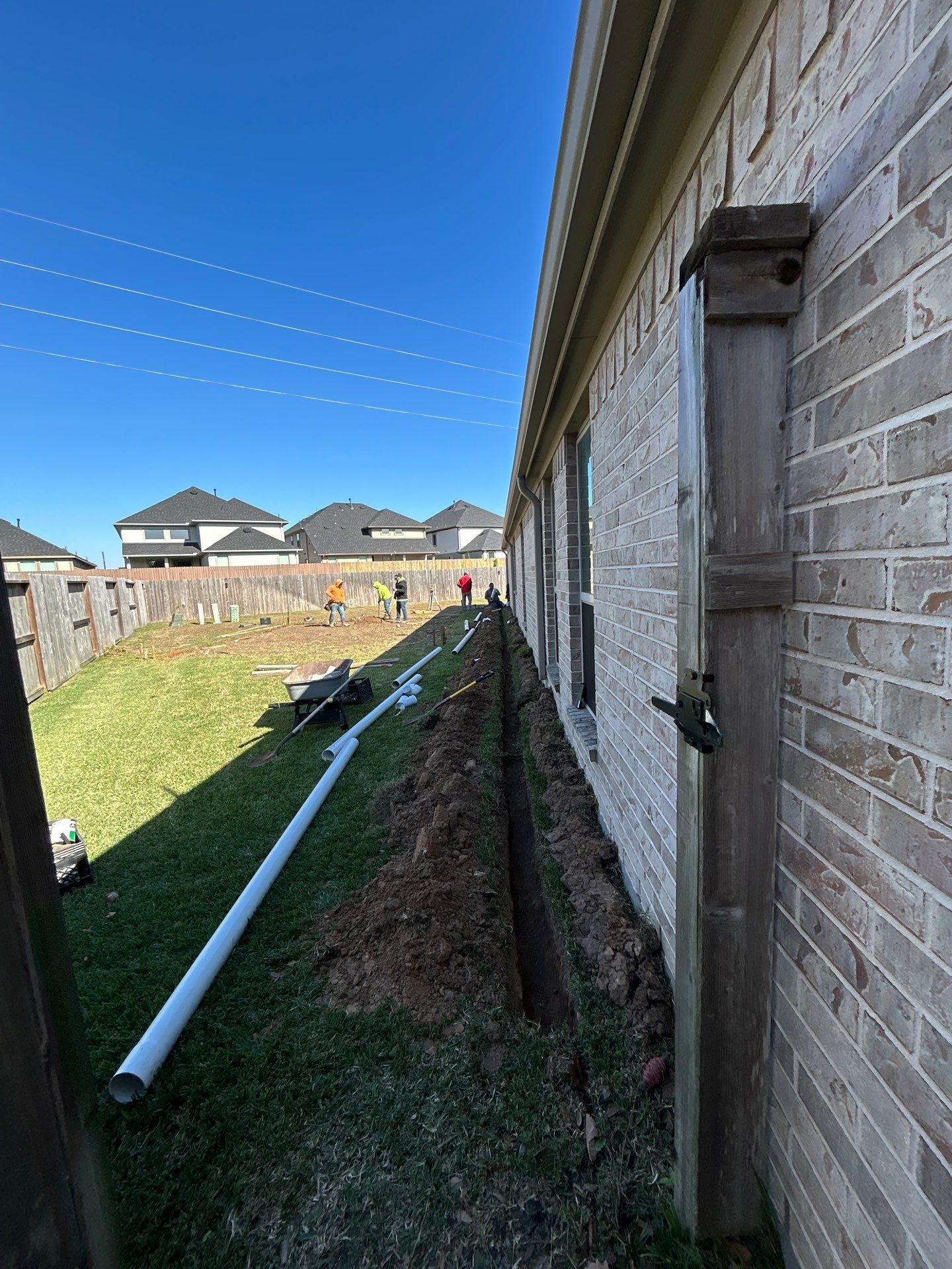 🏀💧 New Basketball Court & Drainage System – Full Backyard Upgrade by Texas Urban Elements