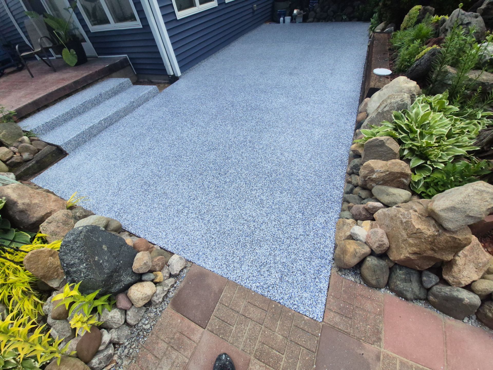 Freeland Outdoor Patio by Wise Coatings of Central Michigan