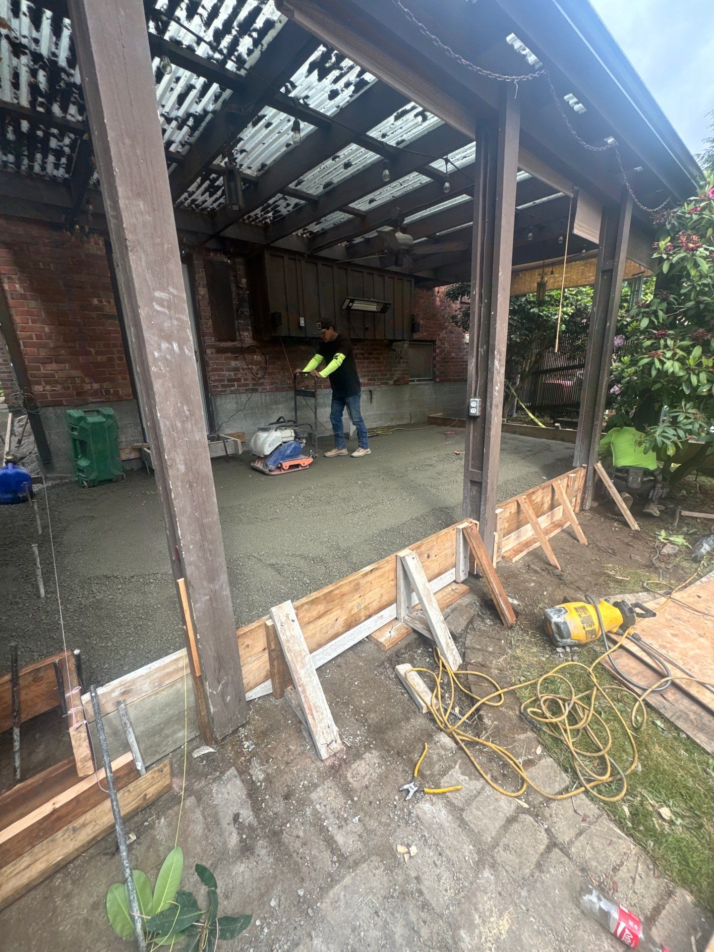 Stamped Concrete Patio | Seattle  by Jireh Asphalt & Concrete Inc 