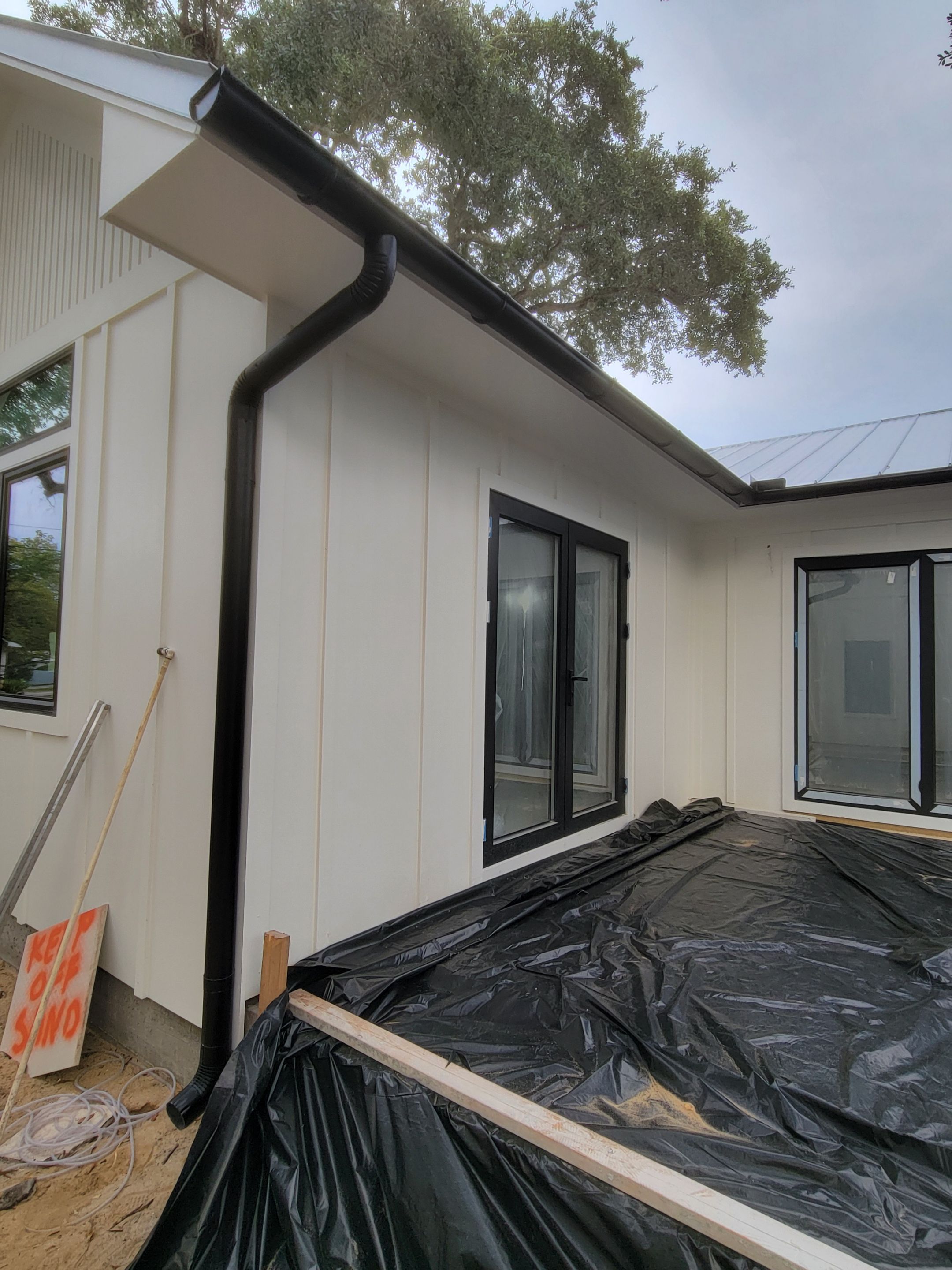 Durable 6-Inch Half-Round Gutters Installed by Gutter Professor by Gutter Professors