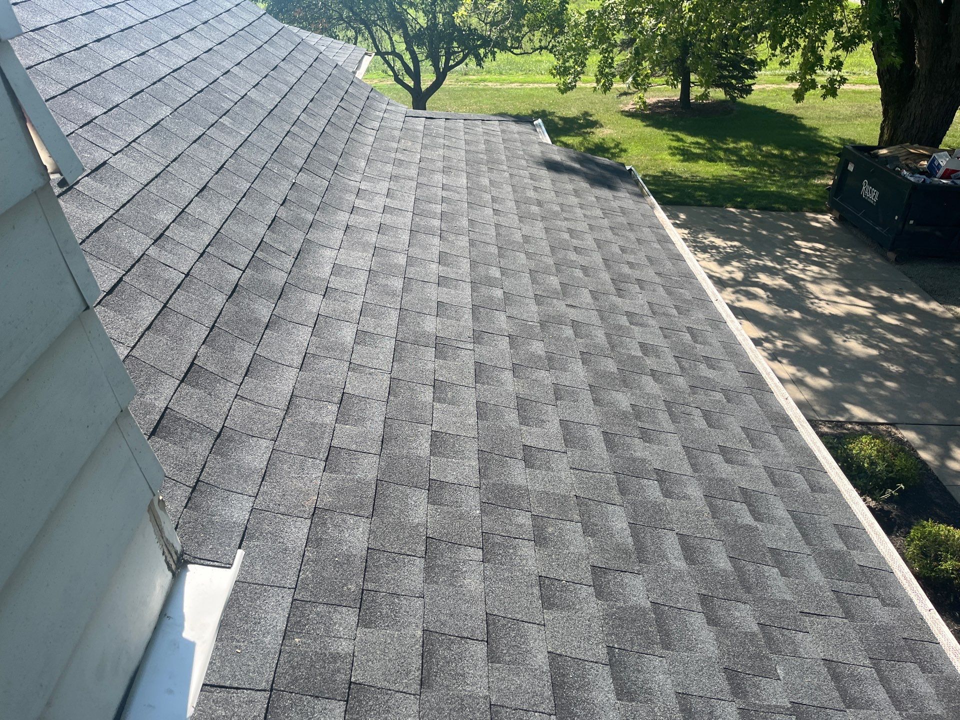Residential Roofing Installation using GAF Timberline HDZ Charcoal by Nitro Roofing and Construction