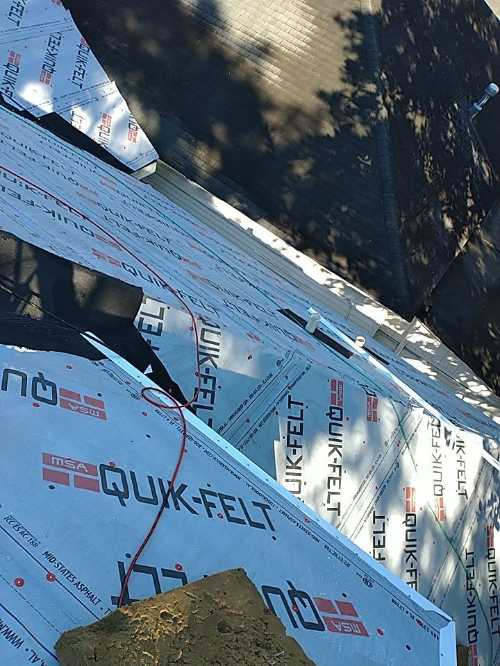 Residential Roofing Installation using Roof Replacement by American Roofing & Construction LLC