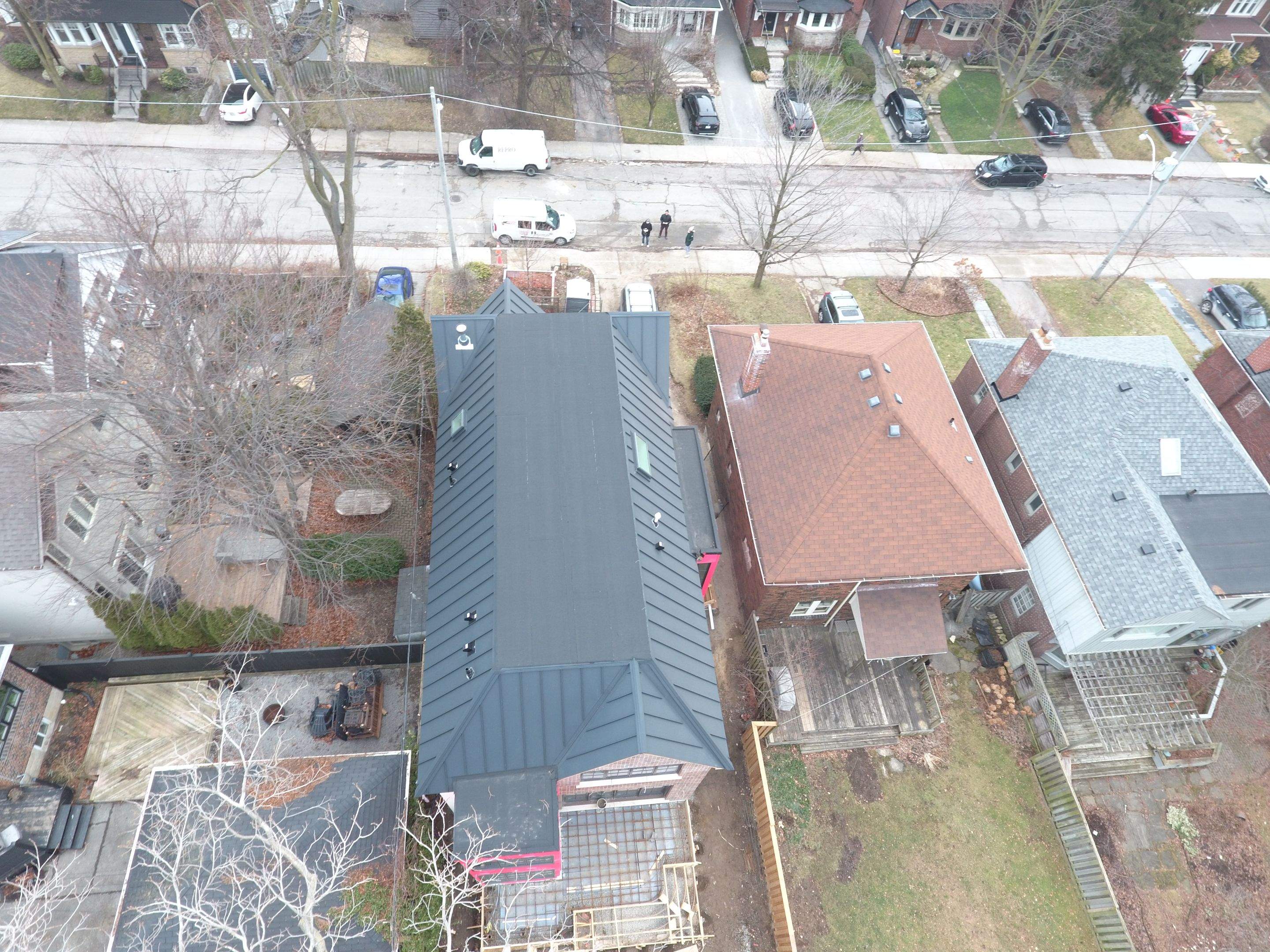 New Home Construction using 24 Ga Standing Seam Metal by Jay Carter Roofing & Sheet Metal