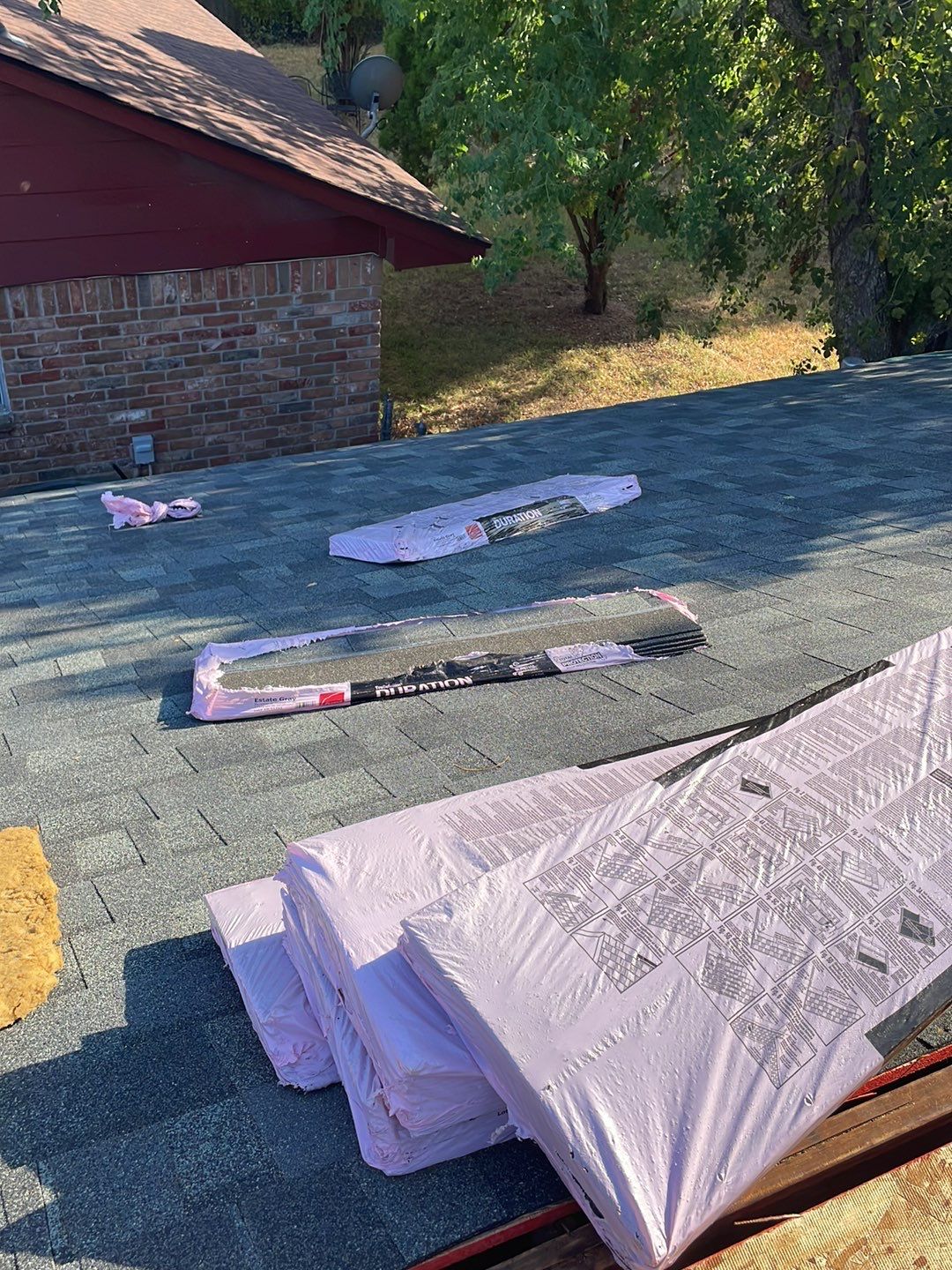 Residential Roofing Installation using Owen's Corning Duration (Lifetime) Shingles by Roof Repair Company
