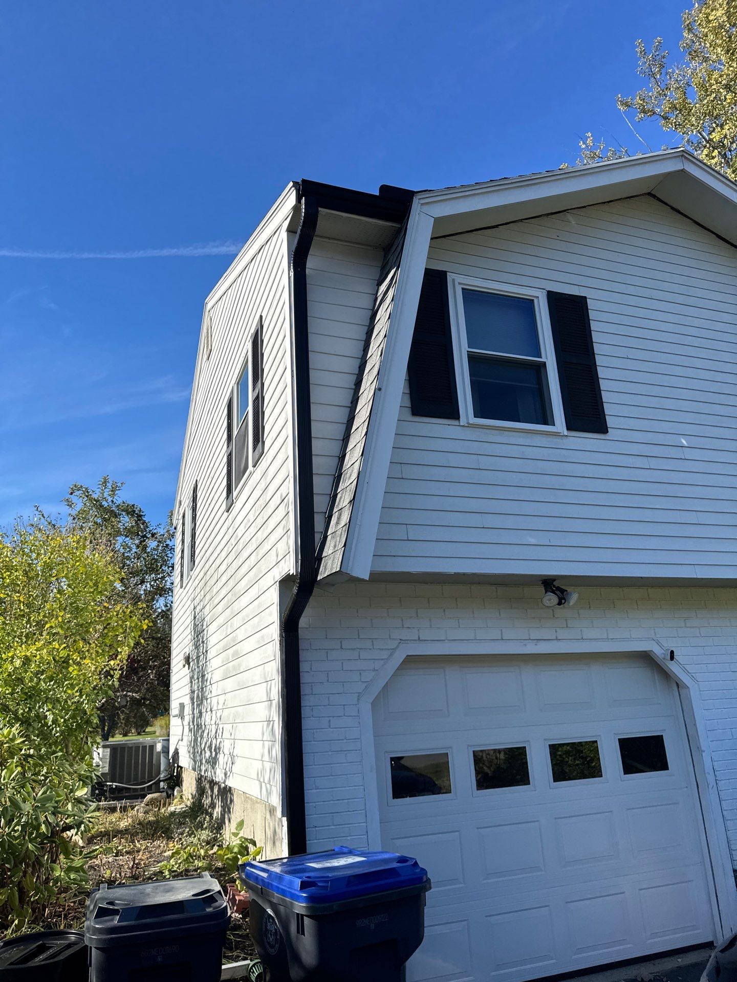 Seamless Black Gutter & Fascia Upgrade | Methuen, MA by Mighty Dog Roofing of Greater Middlesex County