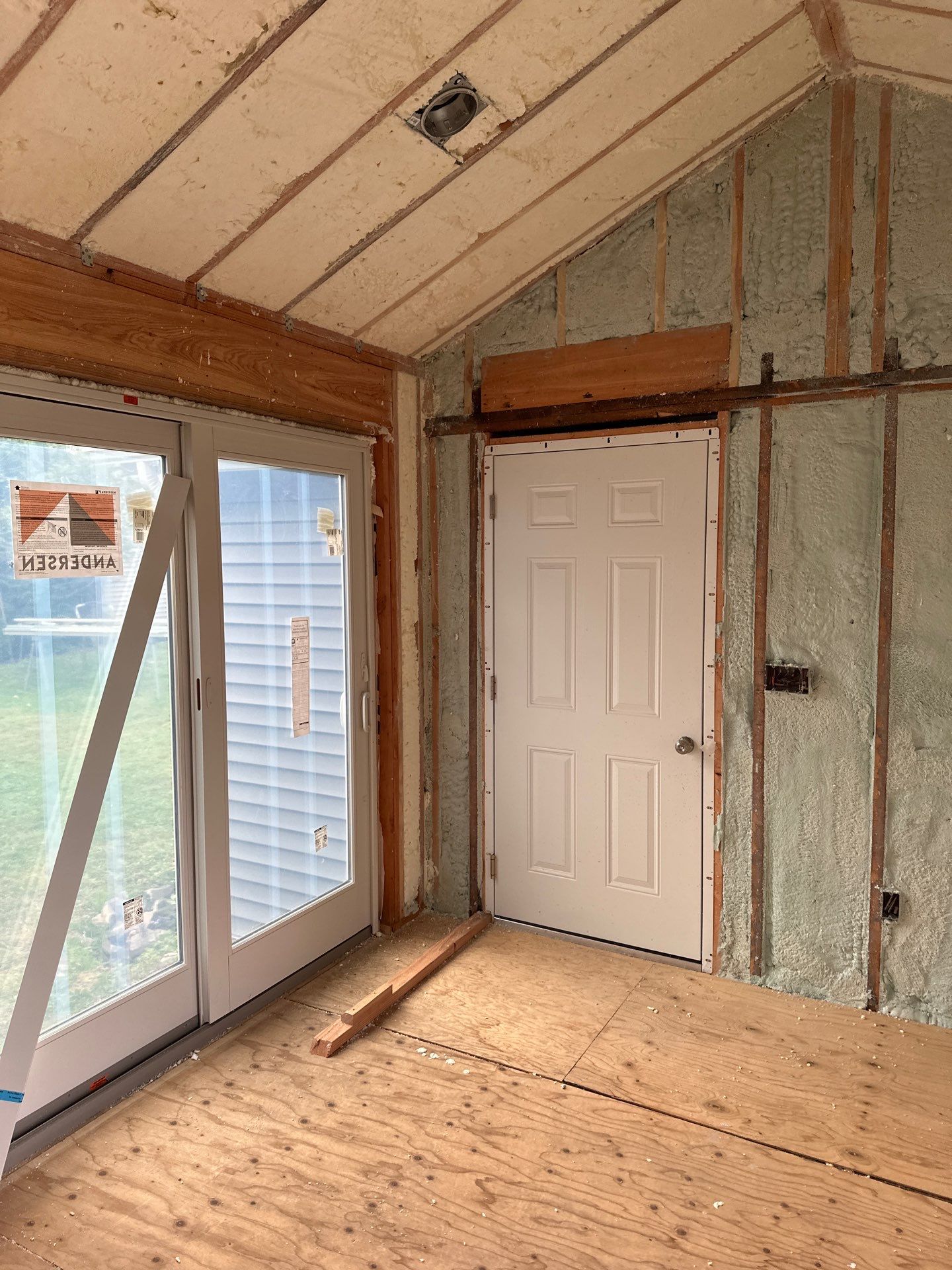 New Home Construction using Closed Cell Spray Foam by NYS Foam & Energy