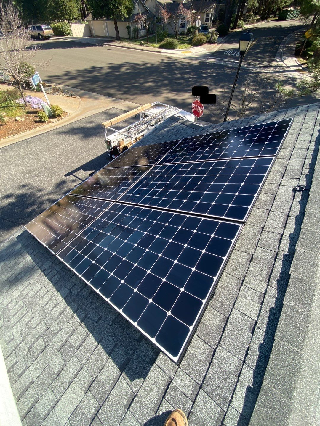 Attic Insulation, Roofing, and Solar for this in-town home by Byers Enterprises 