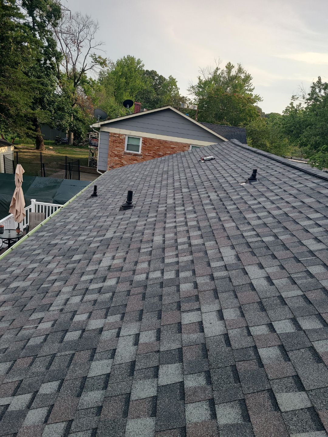 Woodbridge: Roof Replacement with CertainTeed Landmark Pro Designer Shingles in Max Def Colonial Slate by RM Banning, Inc.
