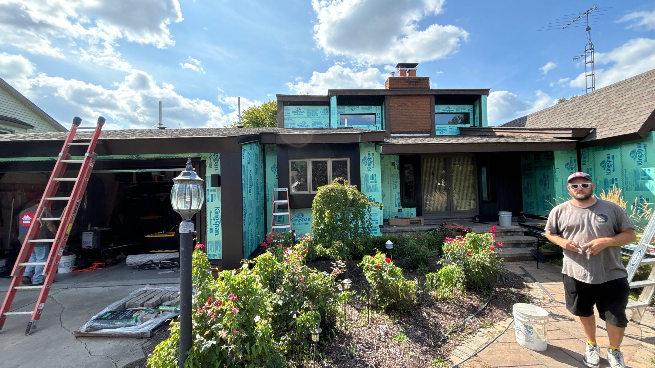 Siding Replacement using Alside 7" B&B by 180 Contractors