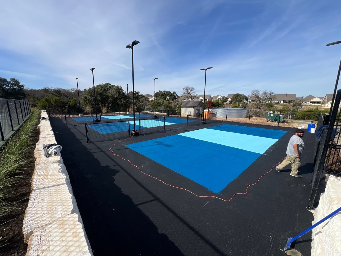 Project in Liberty Hill by Sport Court Austin