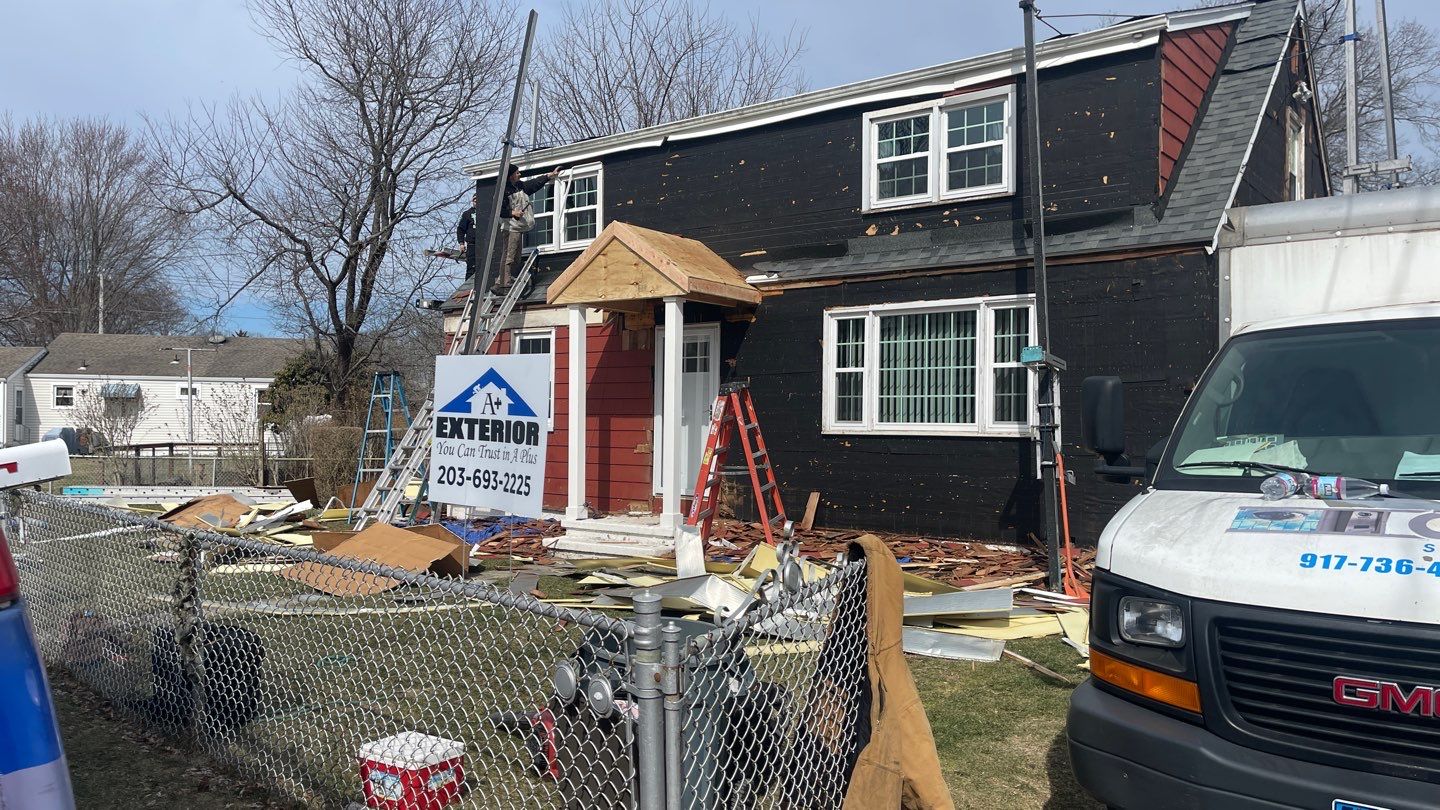 Transform your Home's Exterior with Our Roofing, Siding, Windows, and Carpentry services by A Plus Exterior