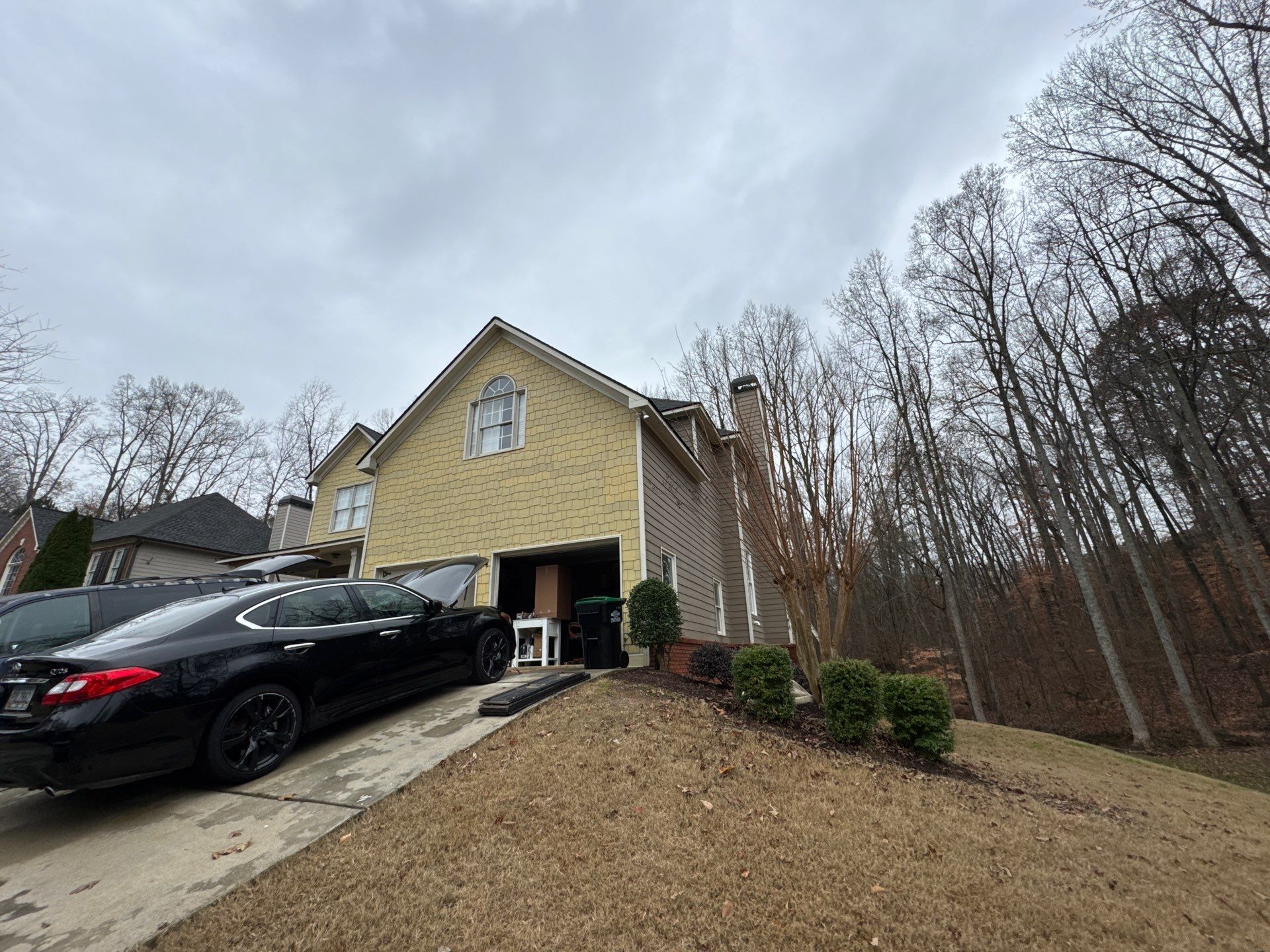Exterior Painting and Trim Transformation in Acworth Georgia by Swift Home Renovations