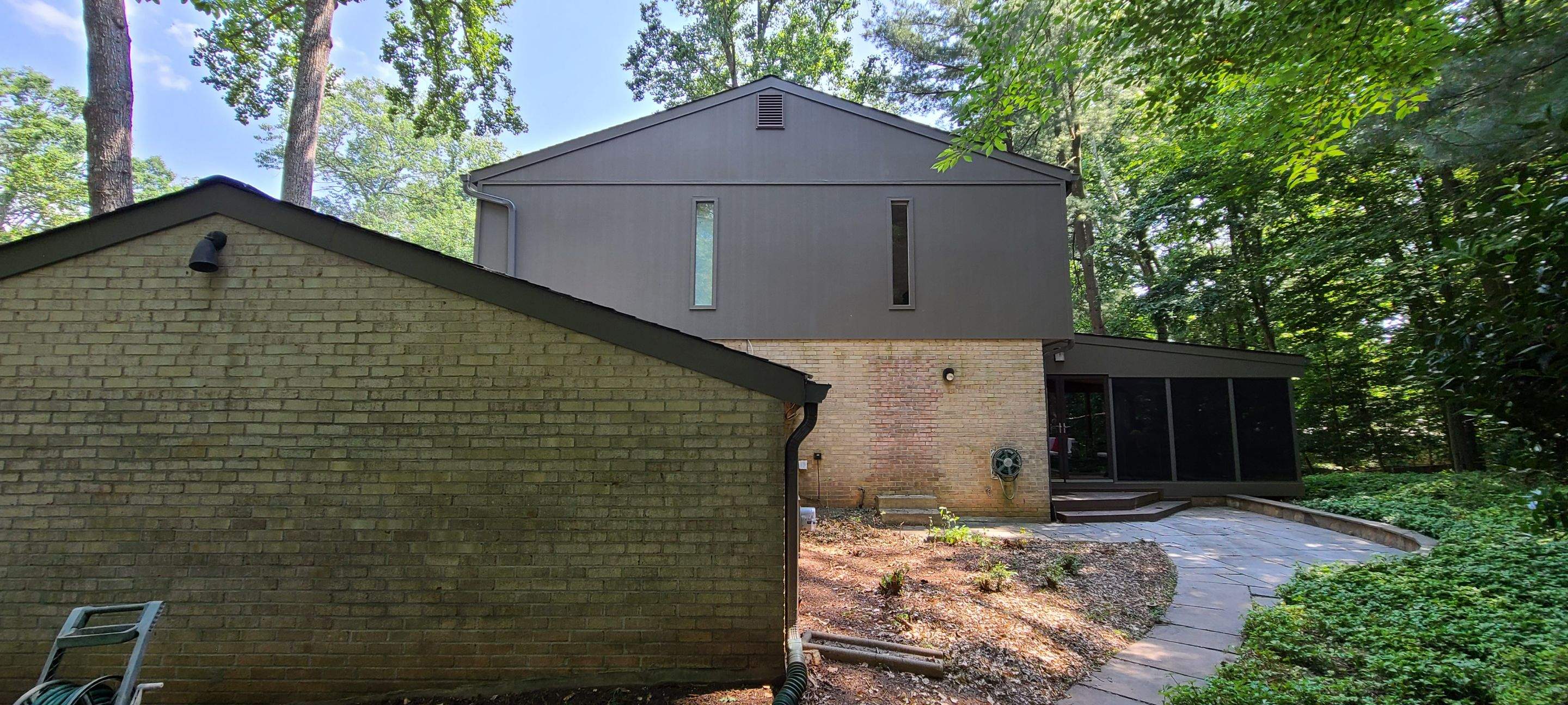 James Hardie Board and Batten Siding and ProVia entry door by Window Depot of Annapolis