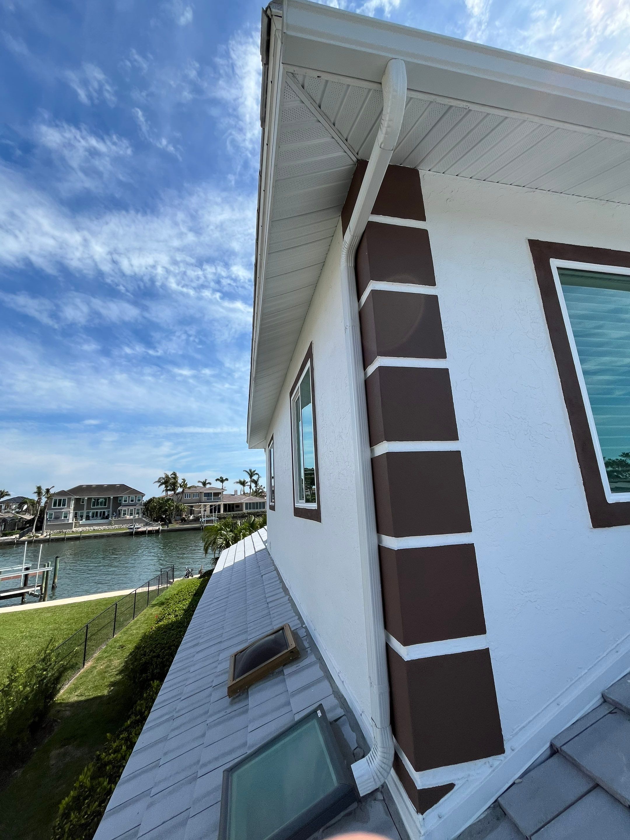 Repainting and Upgrading Gutters in Sarasota FL by Gutter Professors