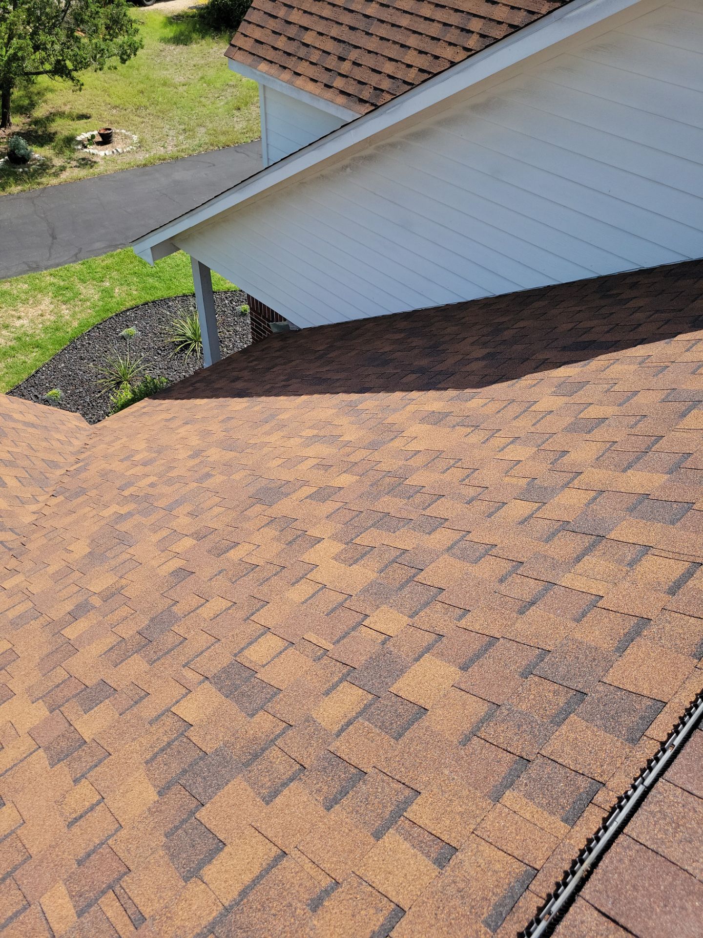 Architectural Shingle Roof Replacement for San Antonio Brick Home by Heaven Sent Roofing, LLC
