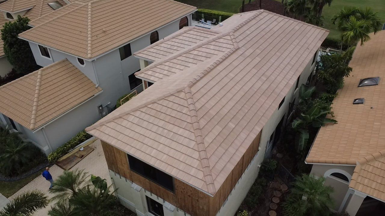 Residential Roofing Installation using Eagle Roofing Tile by BLUES BROTHERS ROOFING