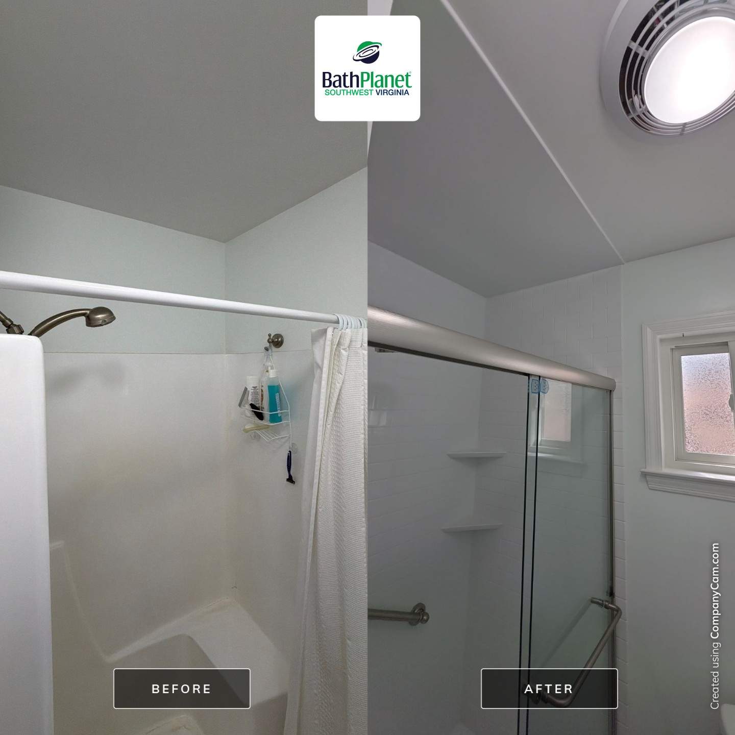 Shower Stall to Walk-In by BathPlanet SW Virginia