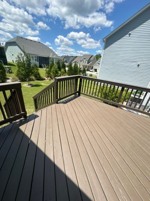 Weathered Deck using AcryFin