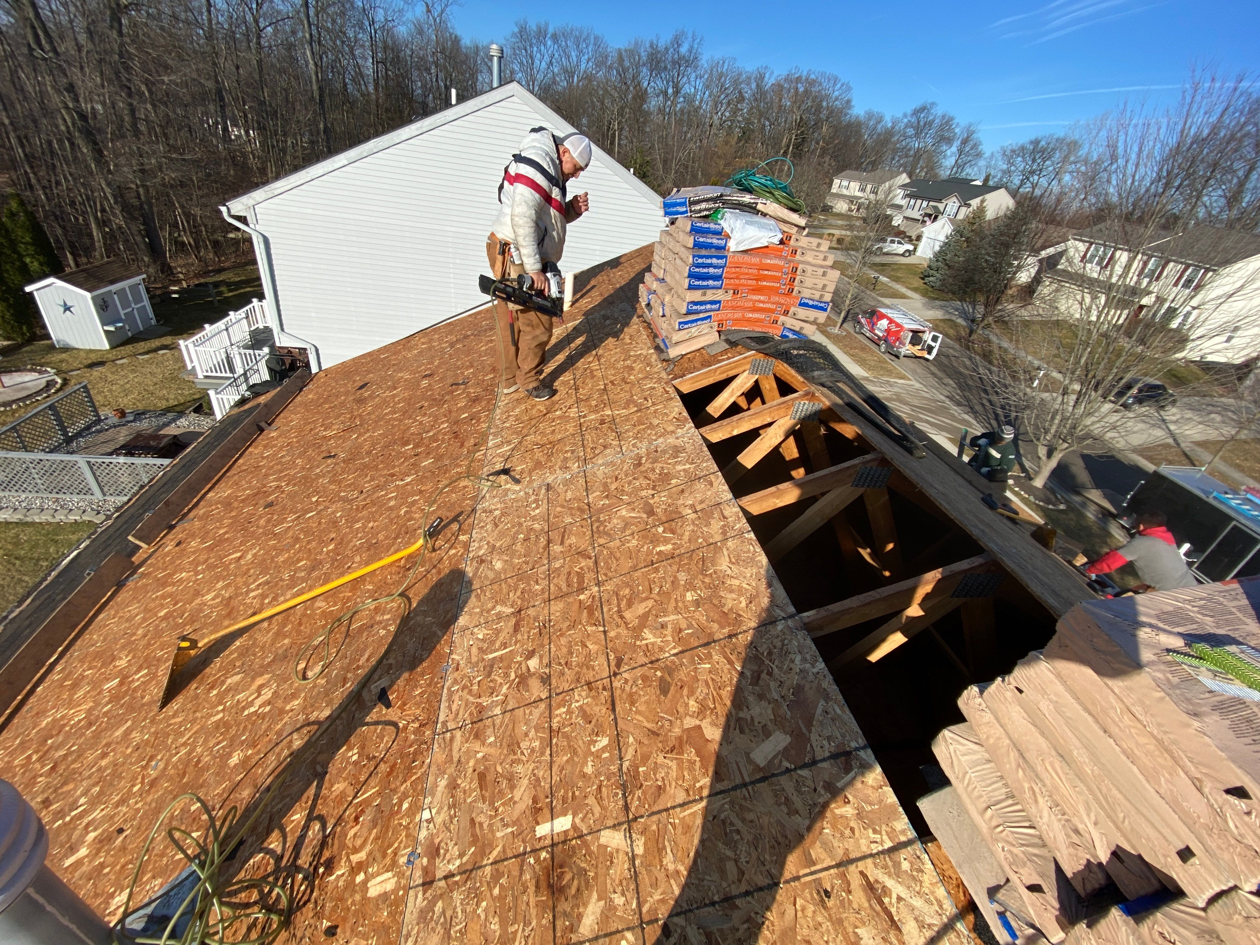 Roof Replacement using Certainteed Landmark Climate-Flex by 180 Contractors