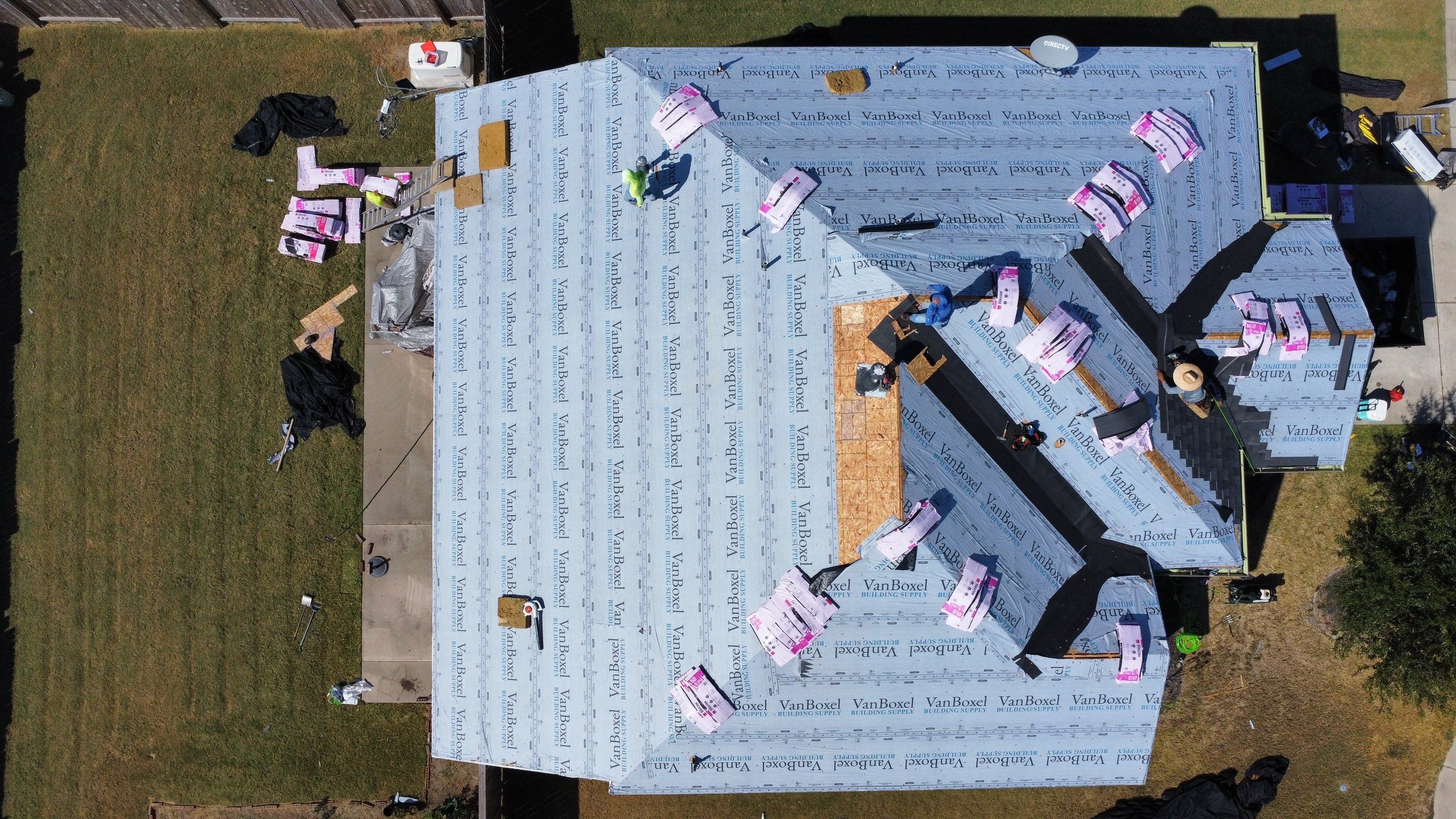 Reroof with Solar panel Detach and Reset by Berry Good Roofing 