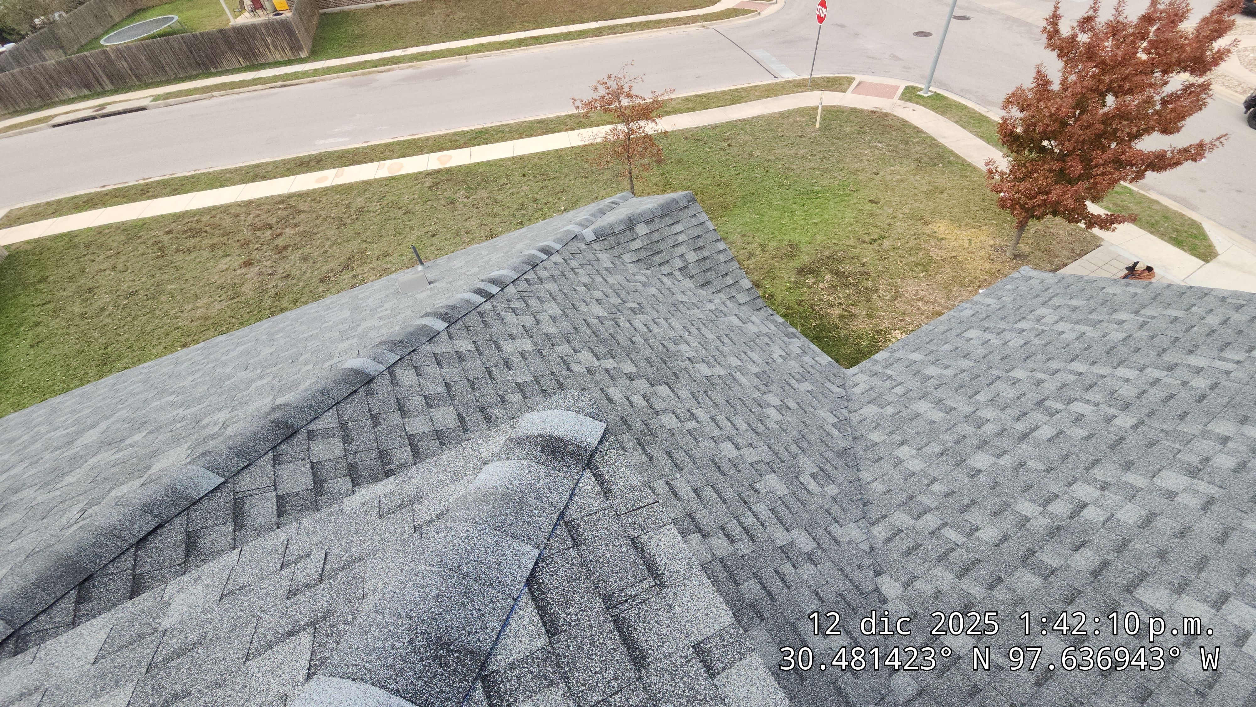 Architectural Shingle Roof Replacement Following Hail Damage in Round Rock by Caliber Restoration LLC