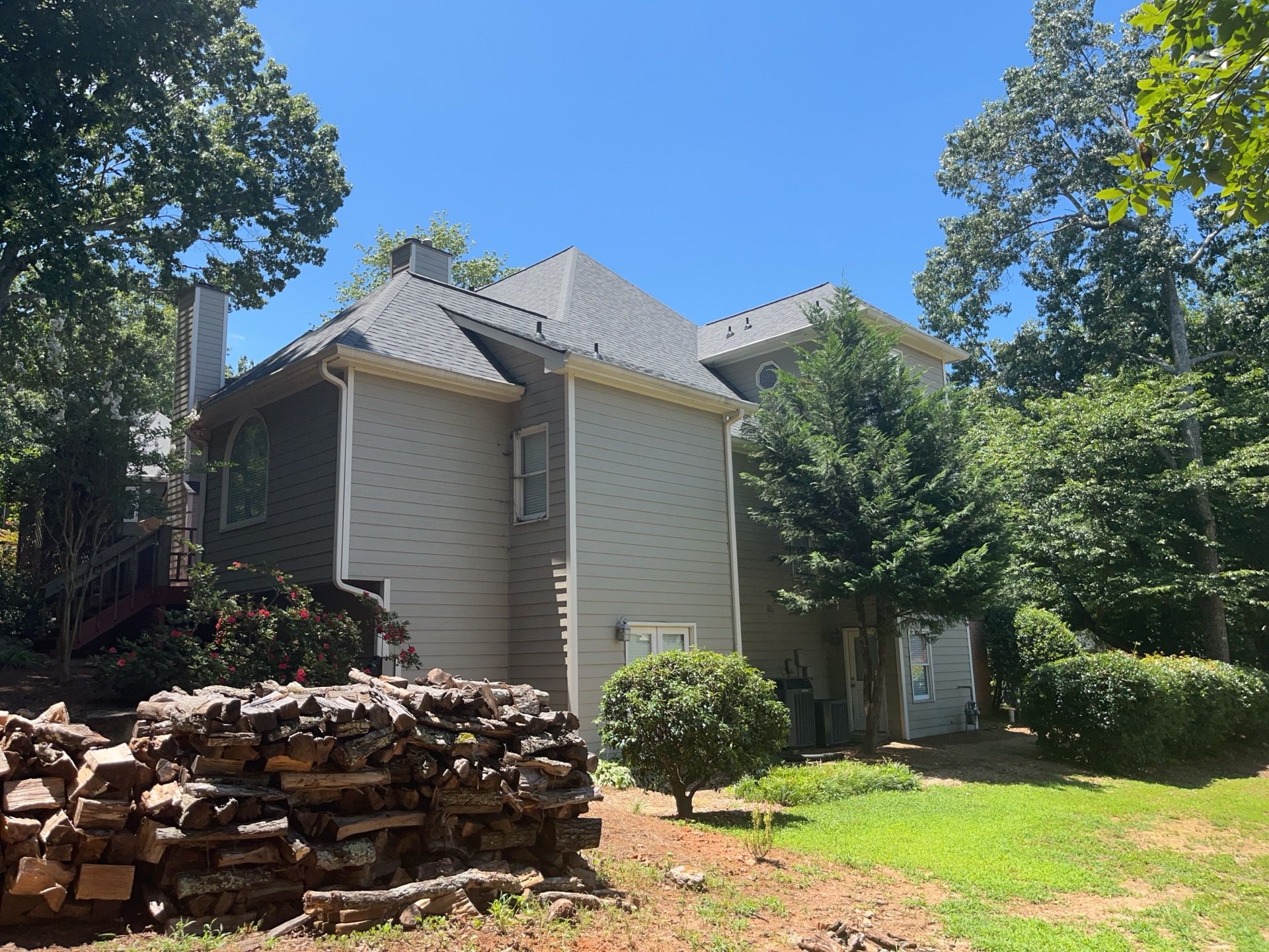 Marietta, GA Color Plus Siding Installation and Deck Build by Nelson Exteriors 