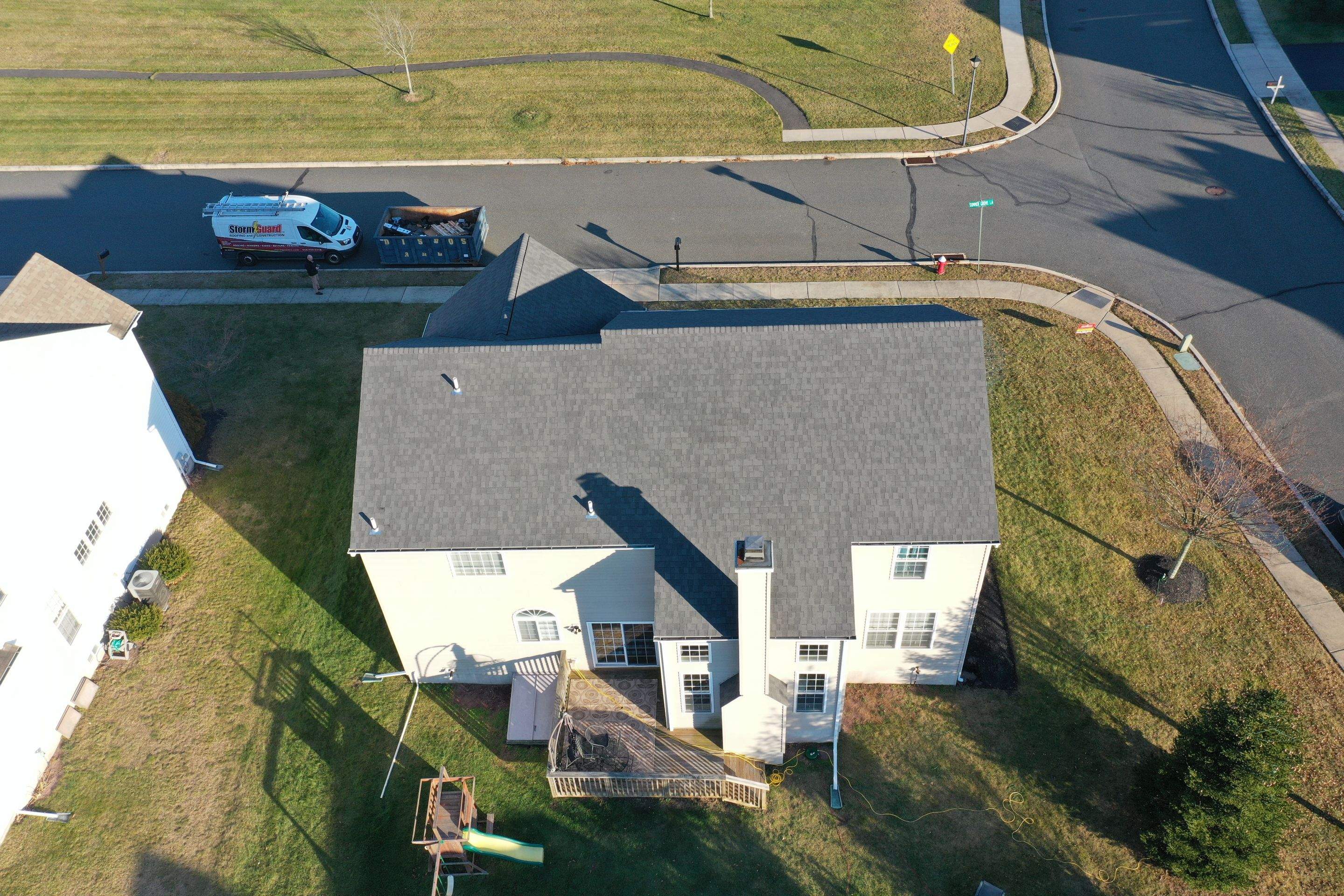 Roofing Installation using CertainTeed Landmark - Pewterwood by Storm Guard of Ches-Mont PA